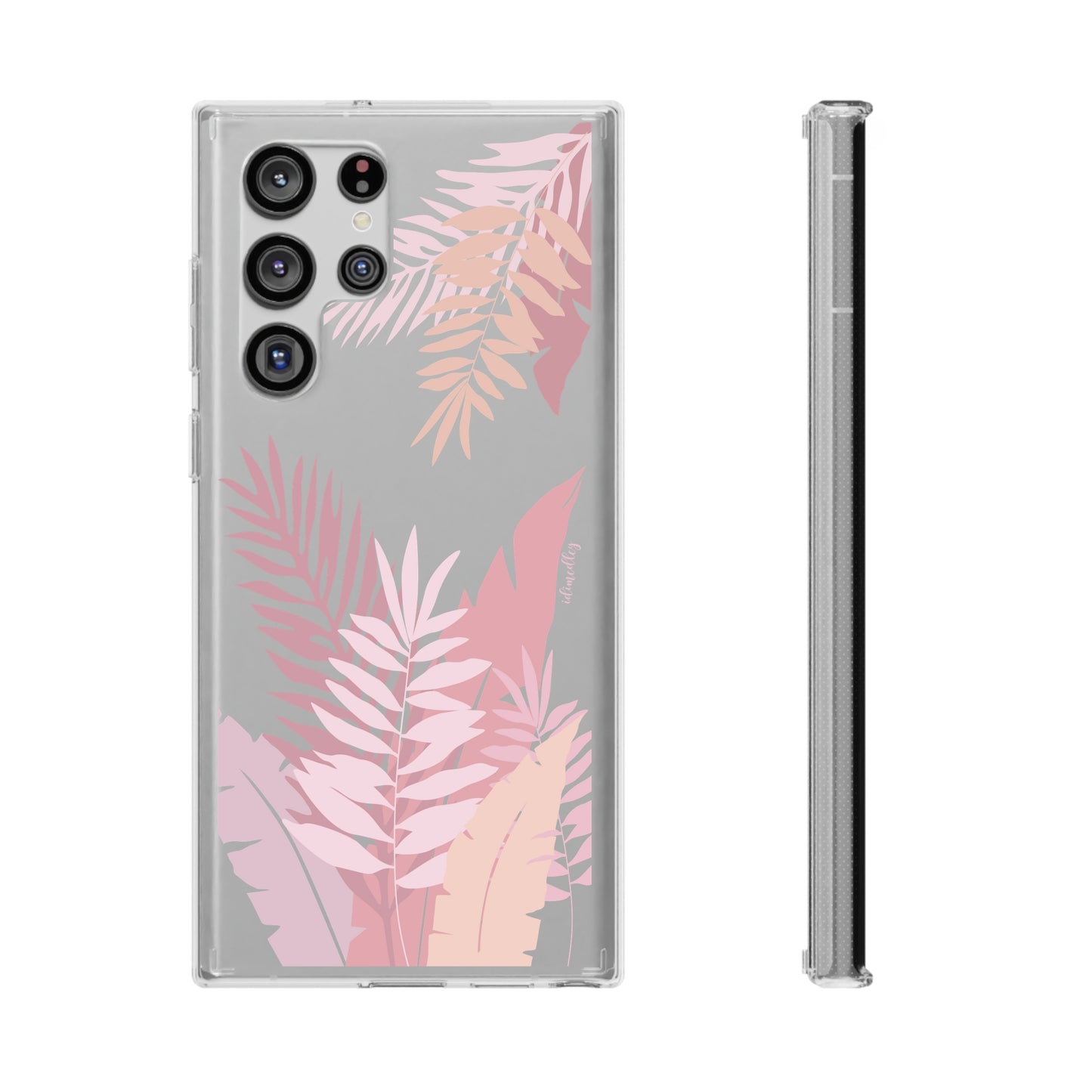 Whispering Leaves (Pink) CLEAR Case
