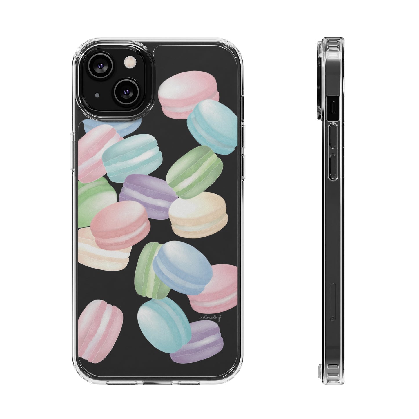 Macaron Rainbows CLEAR Case