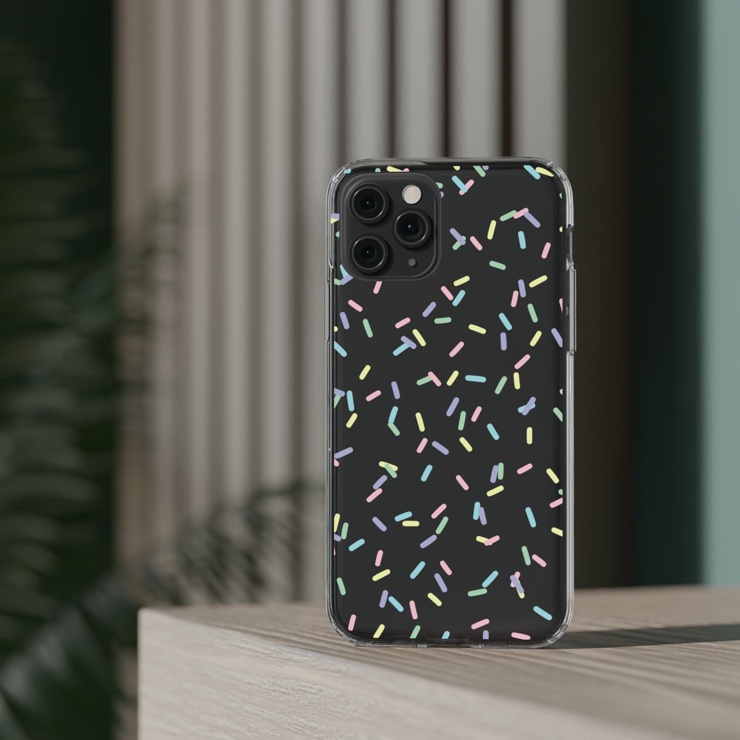 Rainbow Sprinkles CLEAR Case