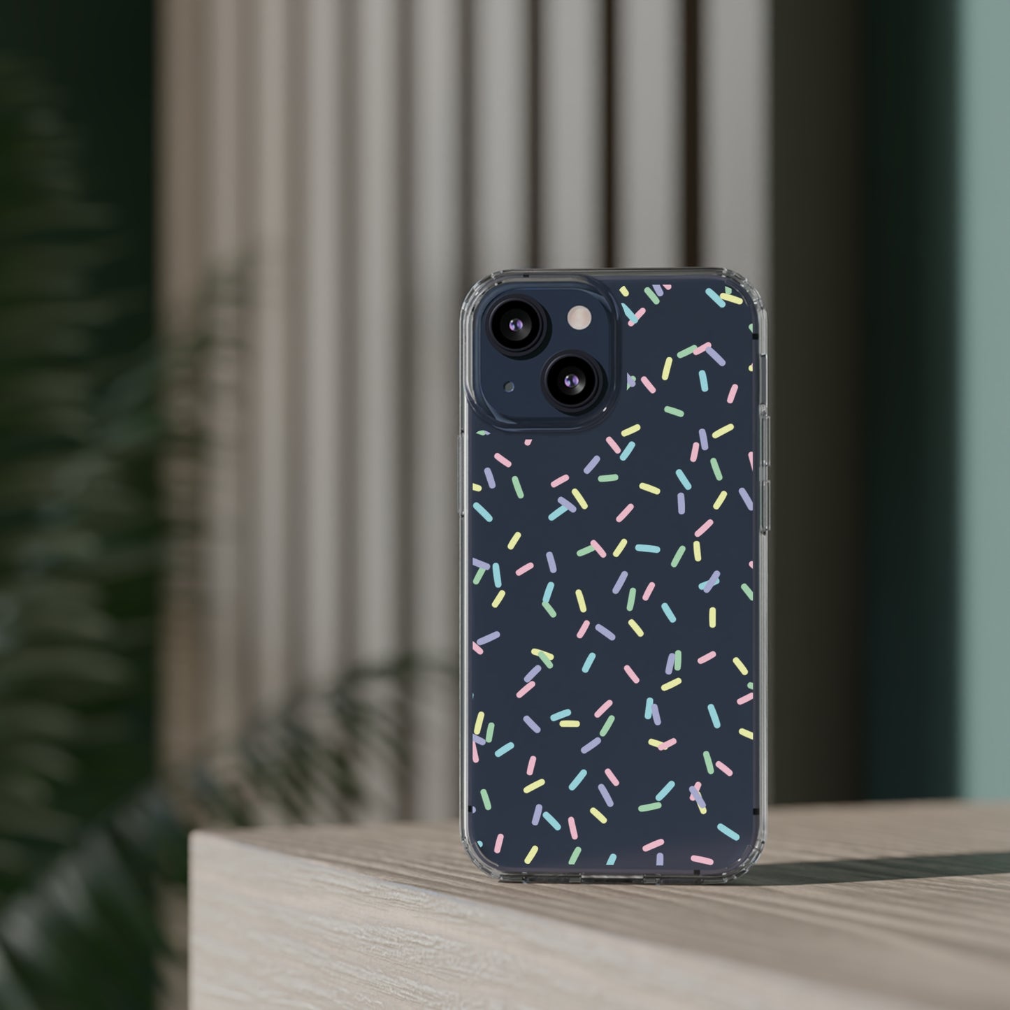 Rainbow Sprinkles CLEAR Case