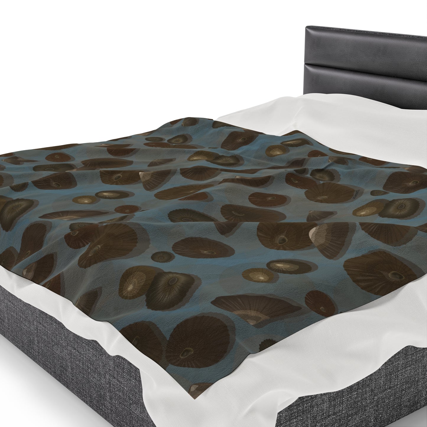 Velveteen Blanket- Lil Opihi (Blue)