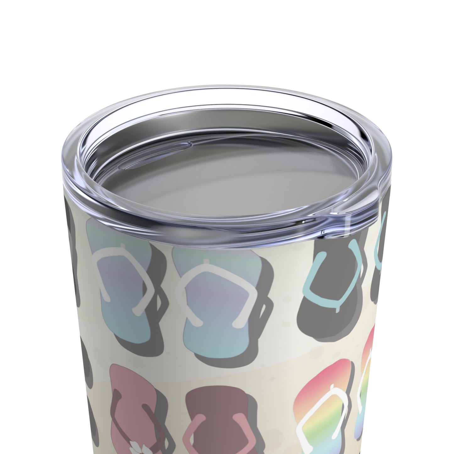 Tumbler 20oz- Sandy Pua Toes in my Rubbah Slippahs