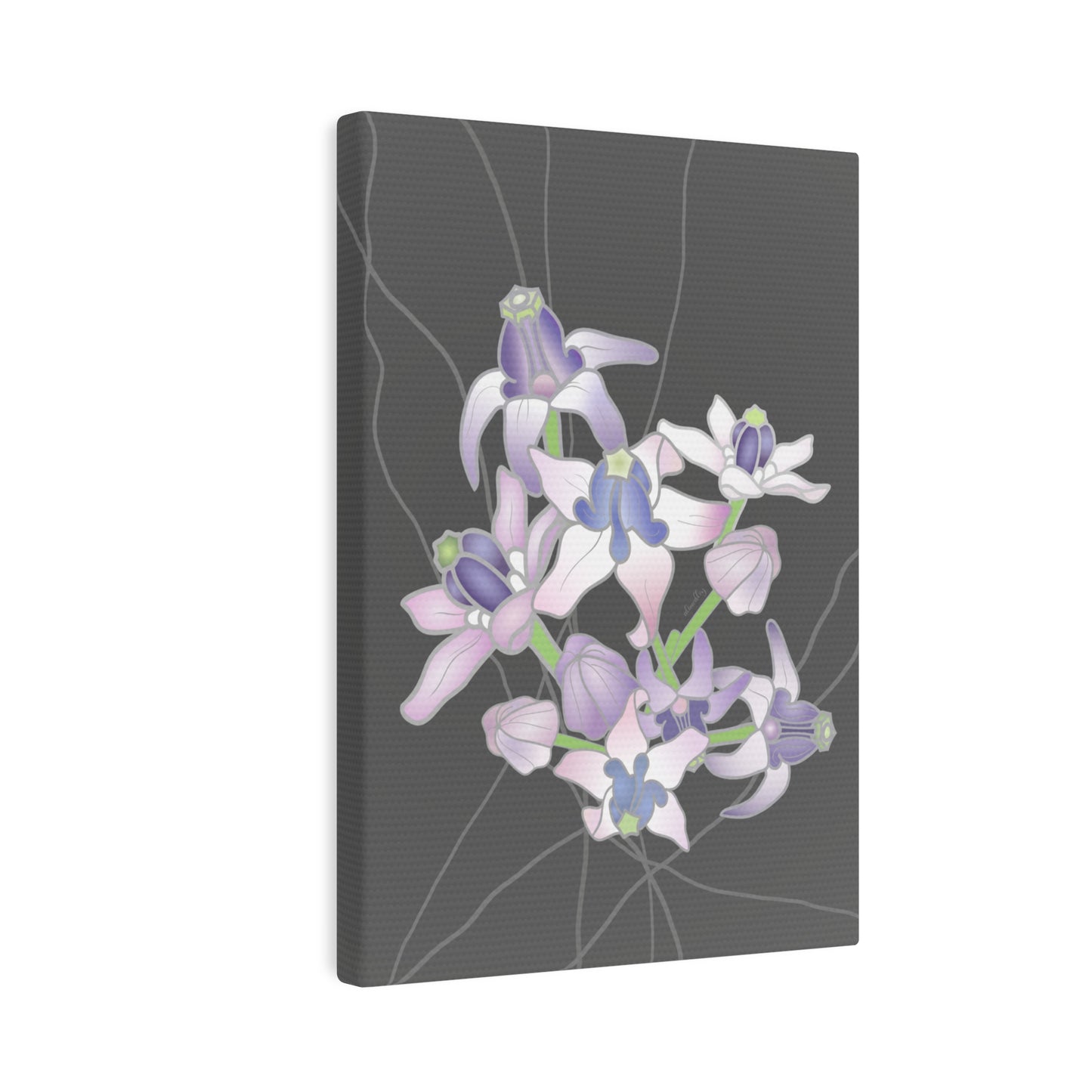 Canvas Photo Tile- Crown Flower