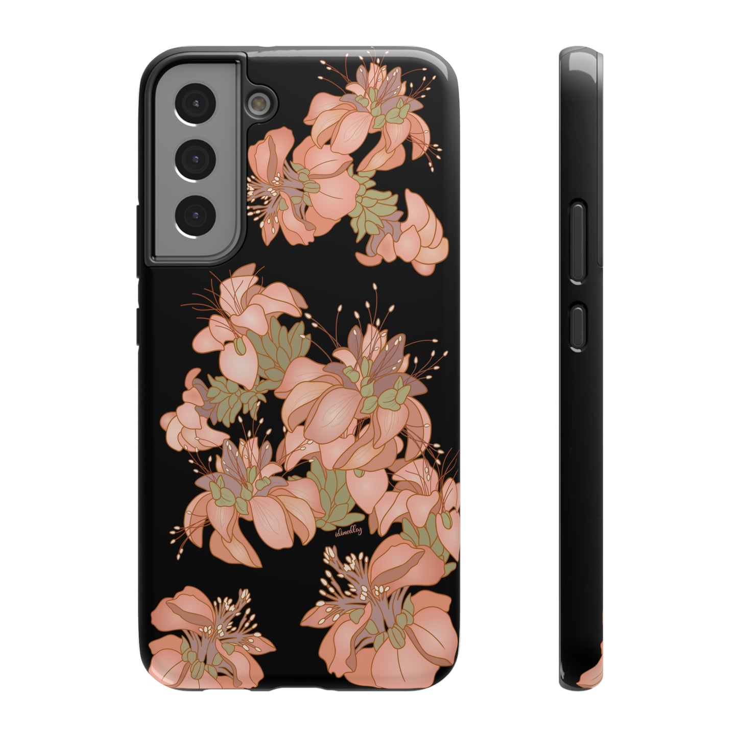 Wili Wili Flowers (Black)