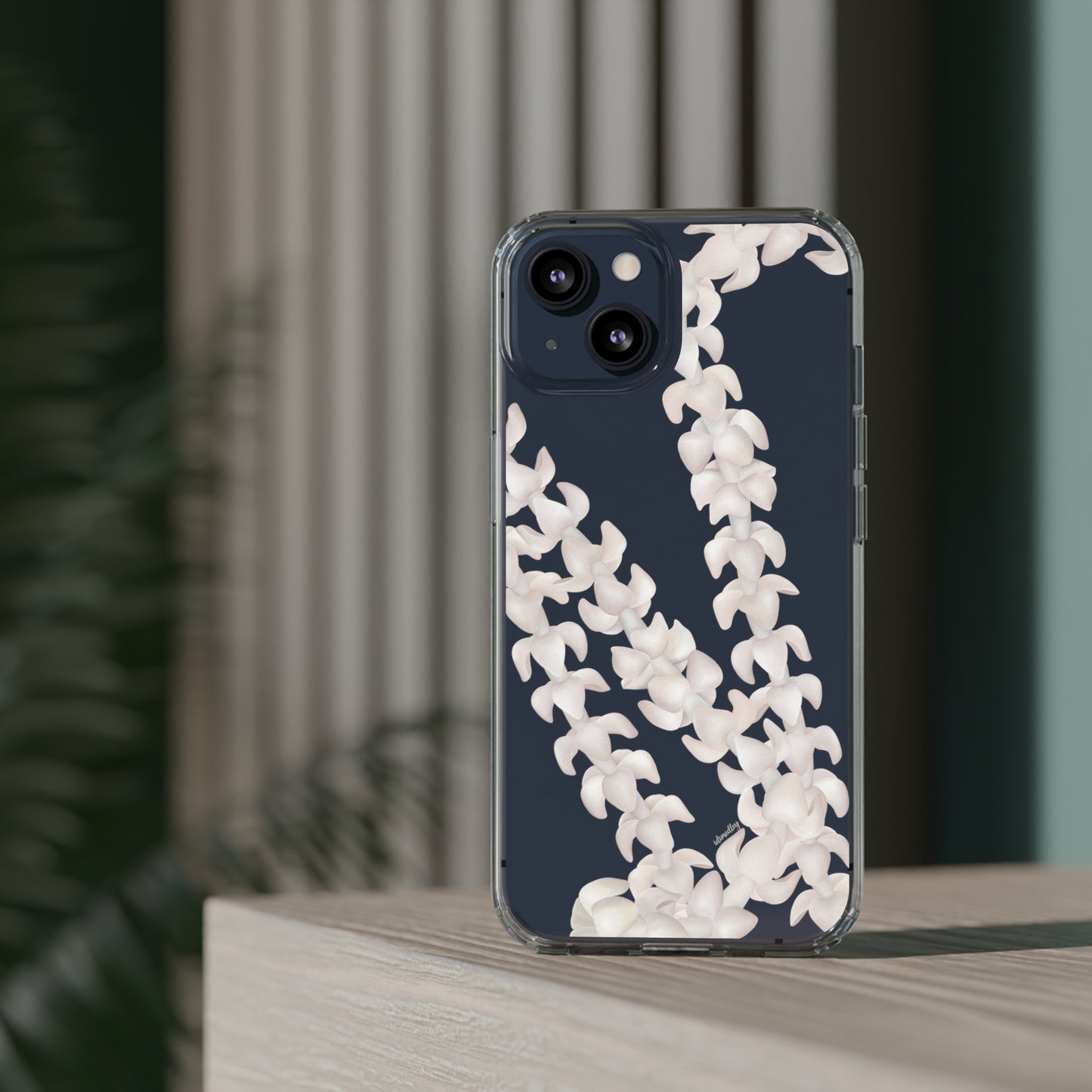 Puakenikeni Lei (Blush Pink) CLEAR Case