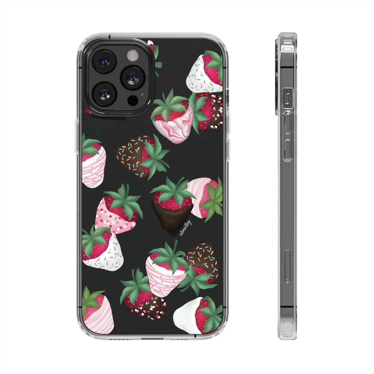 Chocolate Dipped Strawberries CLEAR Case