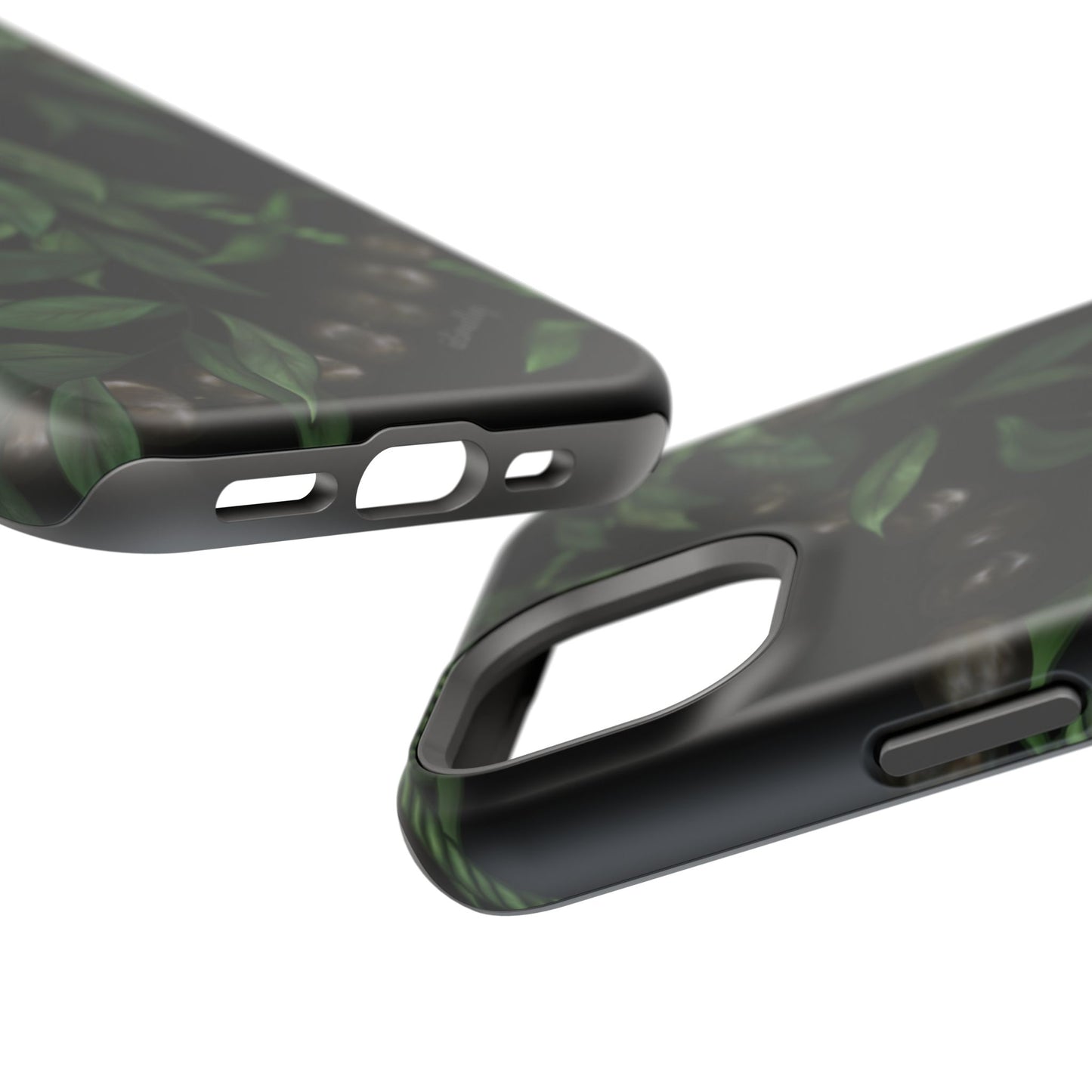 Kukui Nut, Maile, Ti Leaf Lei (Black), MAGSAFE