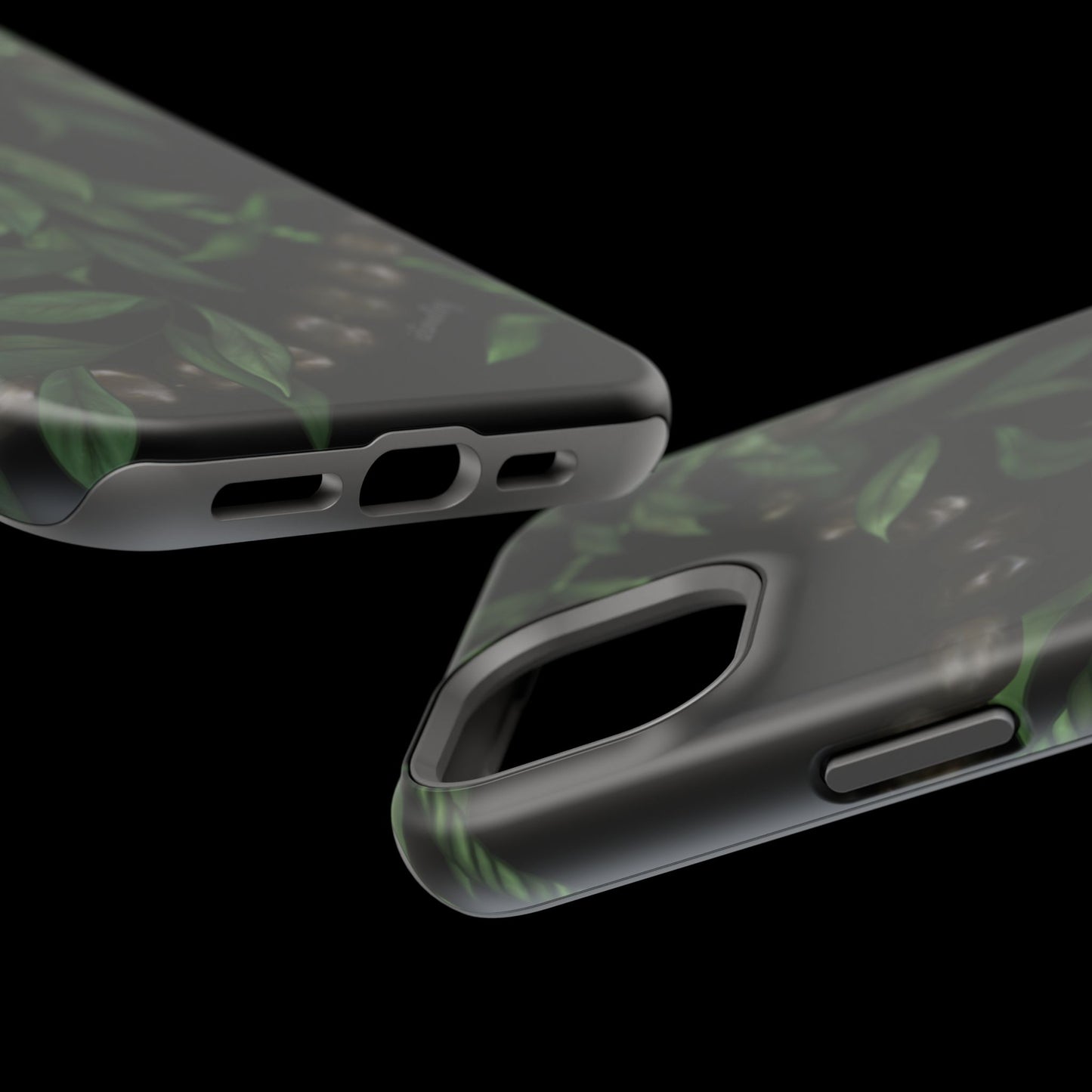 Kukui Nut, Maile, Ti Leaf Lei (Black), MAGSAFE