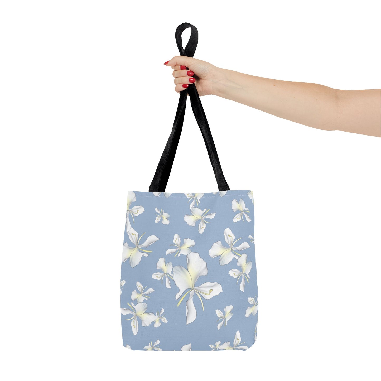 Tote bag- Awapuhi Falling (Cyan)