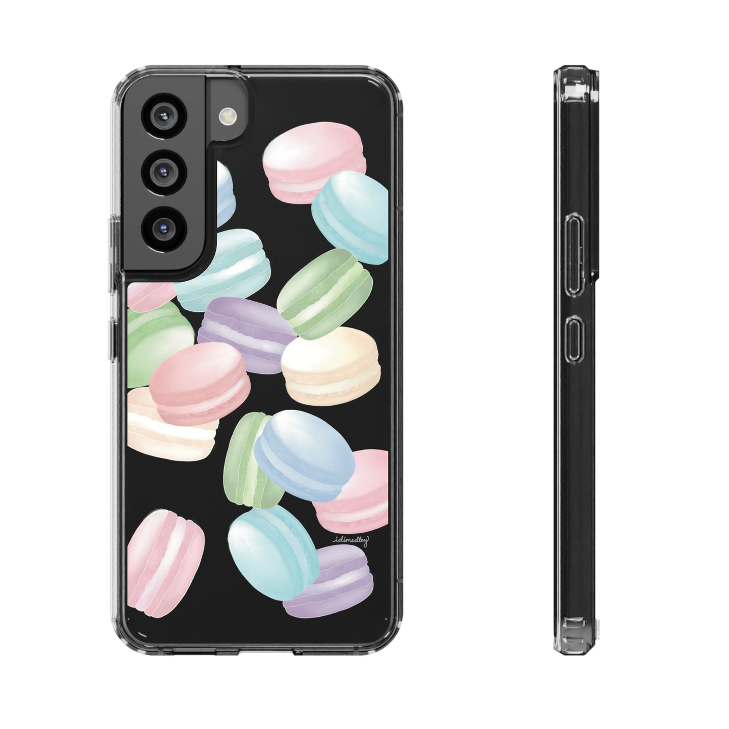 Macaron Rainbows CLEAR Case