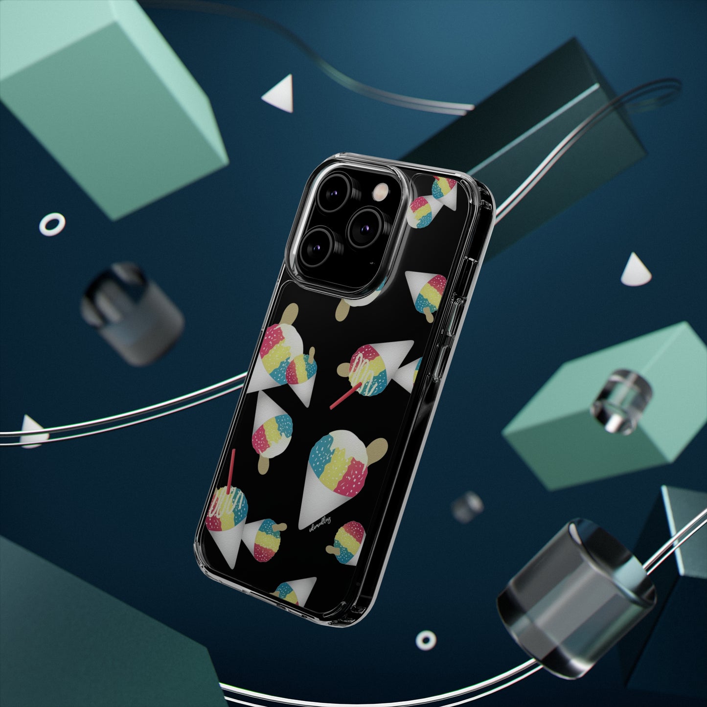 Rainbow Shave Ice CLEAR Case