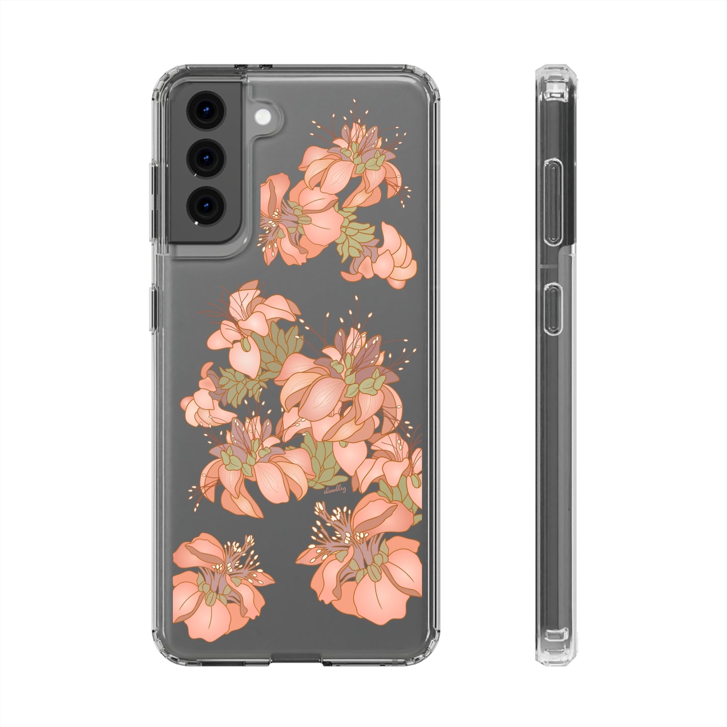 Wili Wili Flowers CLEAR Case