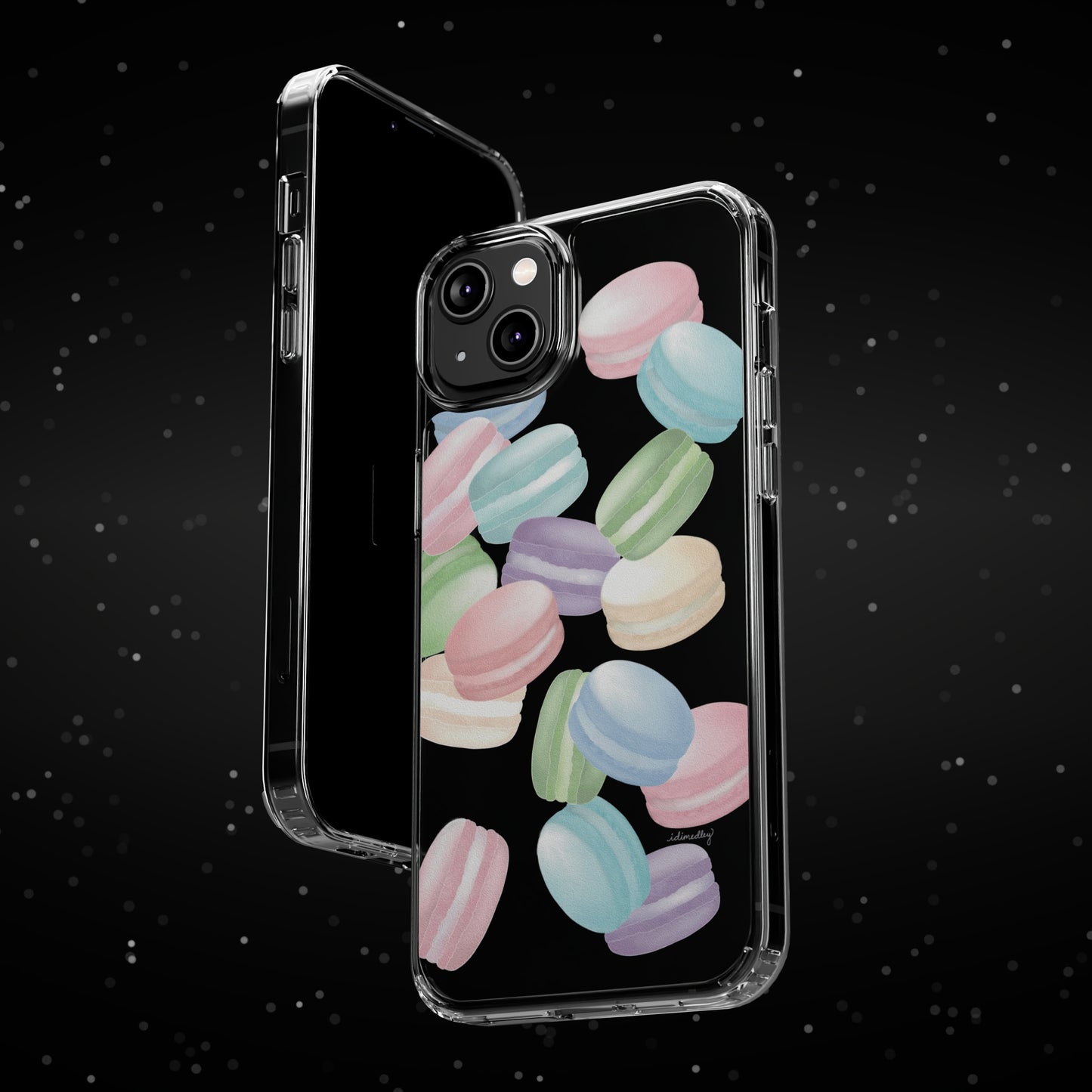 Macaron Rainbows CLEAR Case