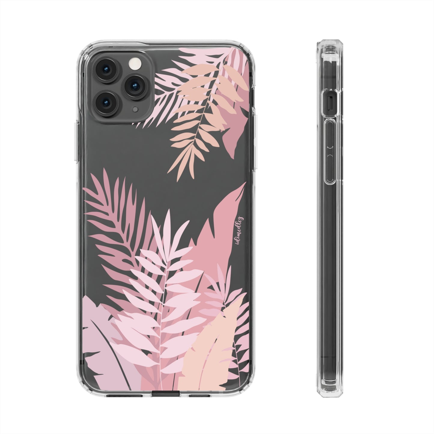 Whispering Leaves (Pink) CLEAR Case