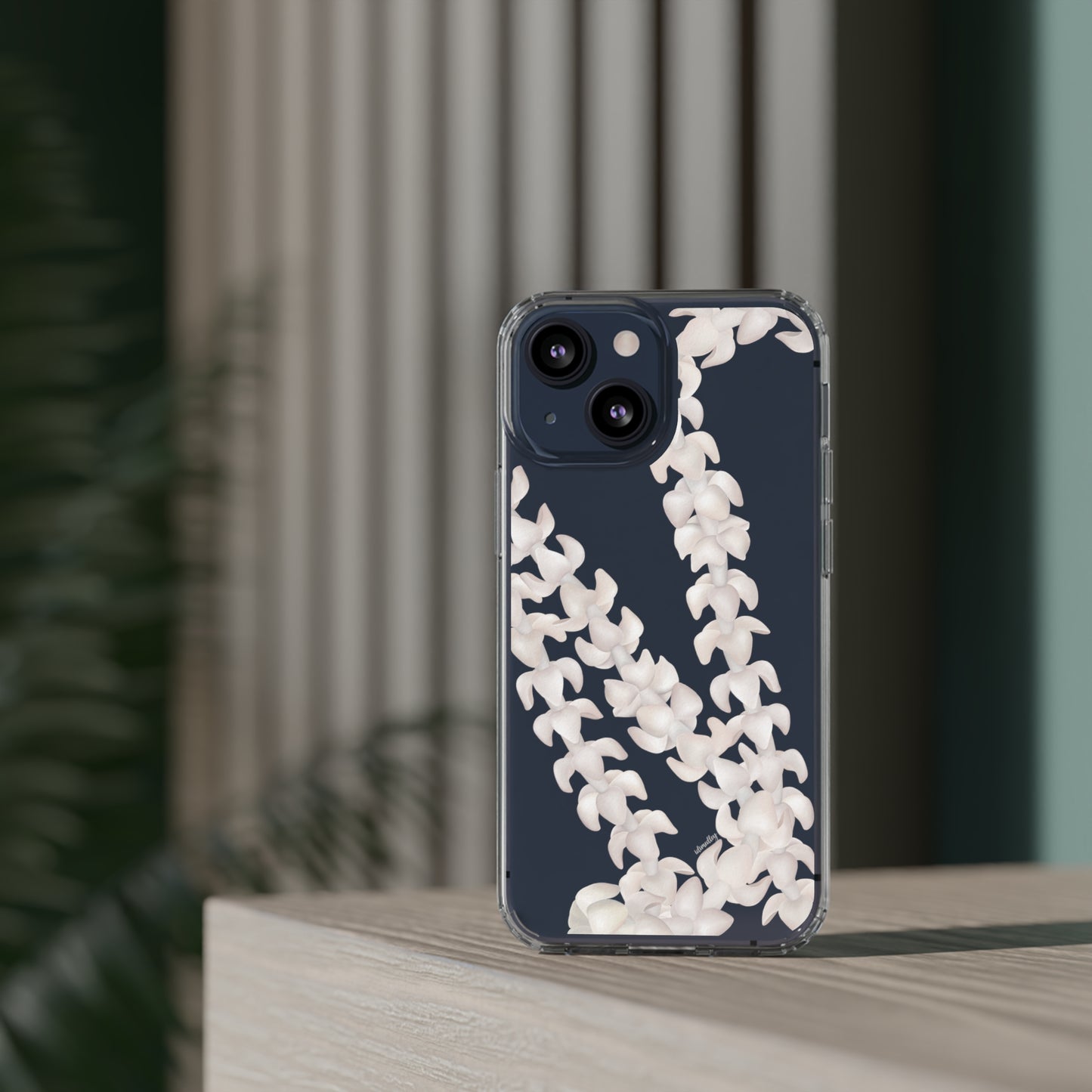 Puakenikeni Lei (Blush Pink) CLEAR Case
