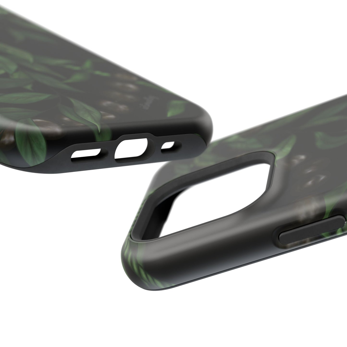 Kukui Nut, Maile, Ti Leaf Lei (Black), MAGSAFE