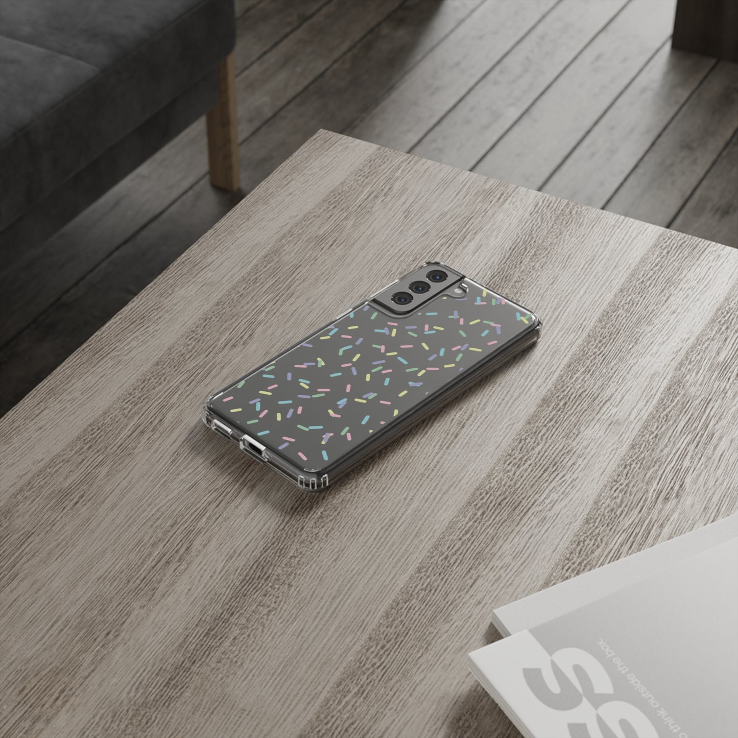 Rainbow Sprinkles CLEAR Case