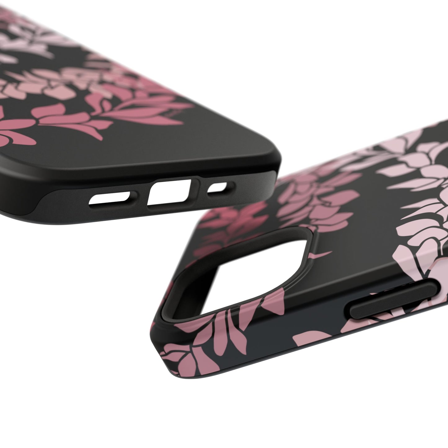 Plumeria Leis in Color Me Pinks (Black)