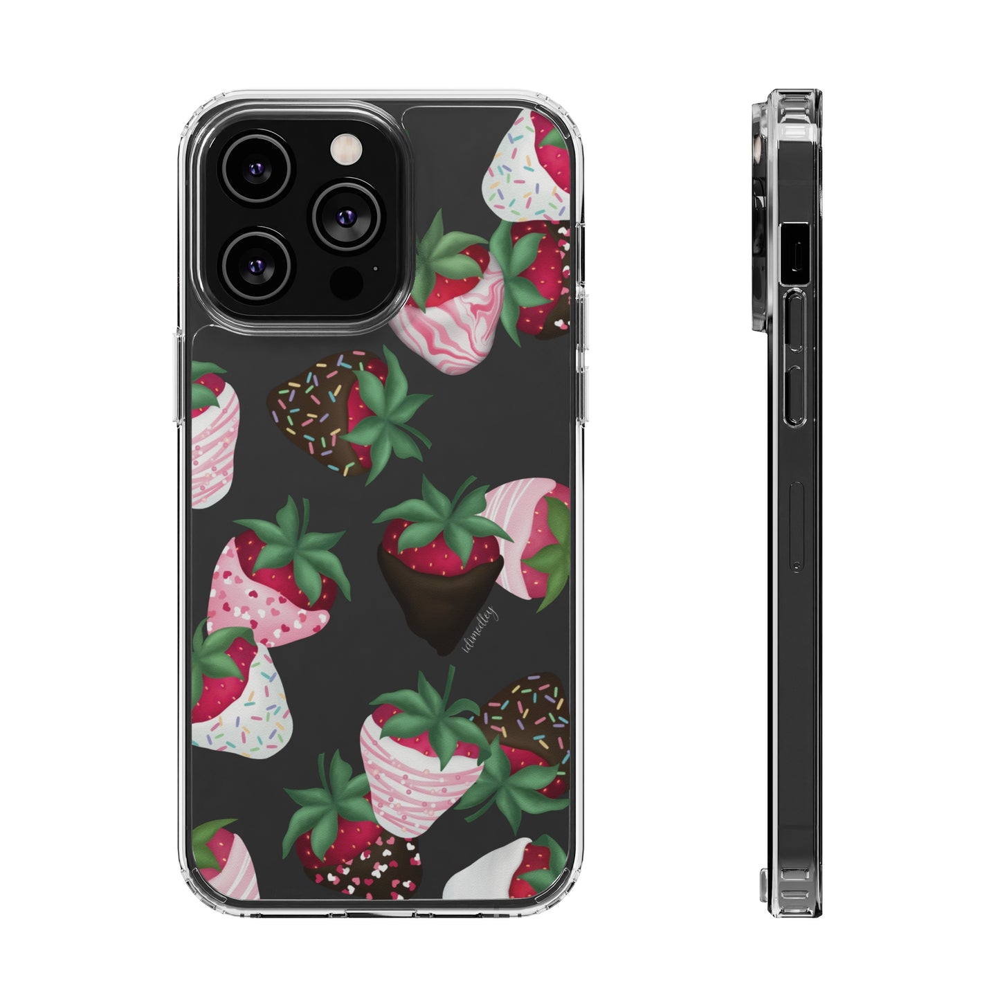 Chocolate Dipped Strawberries CLEAR Case
