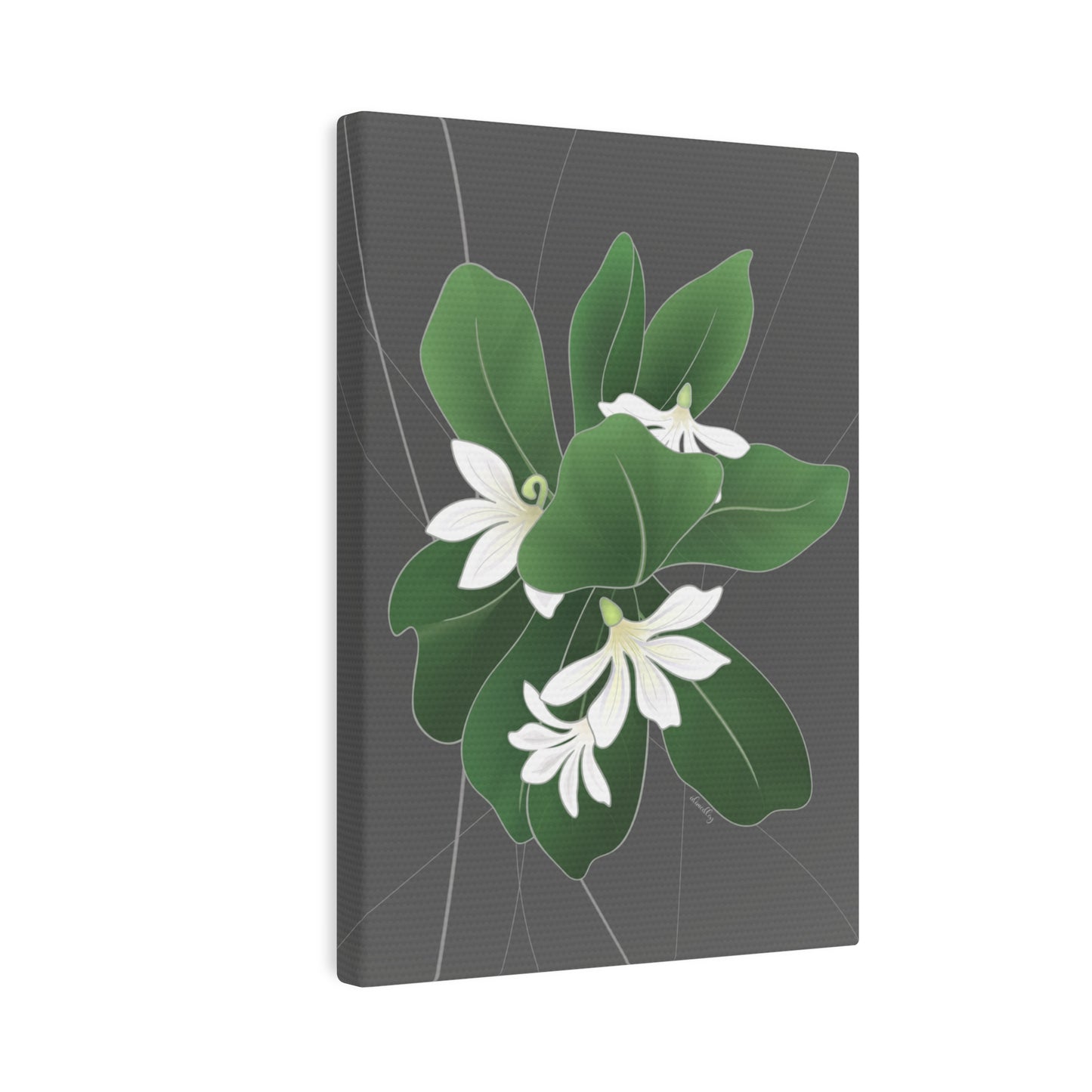 Canvas Photo Tile- Naupaka