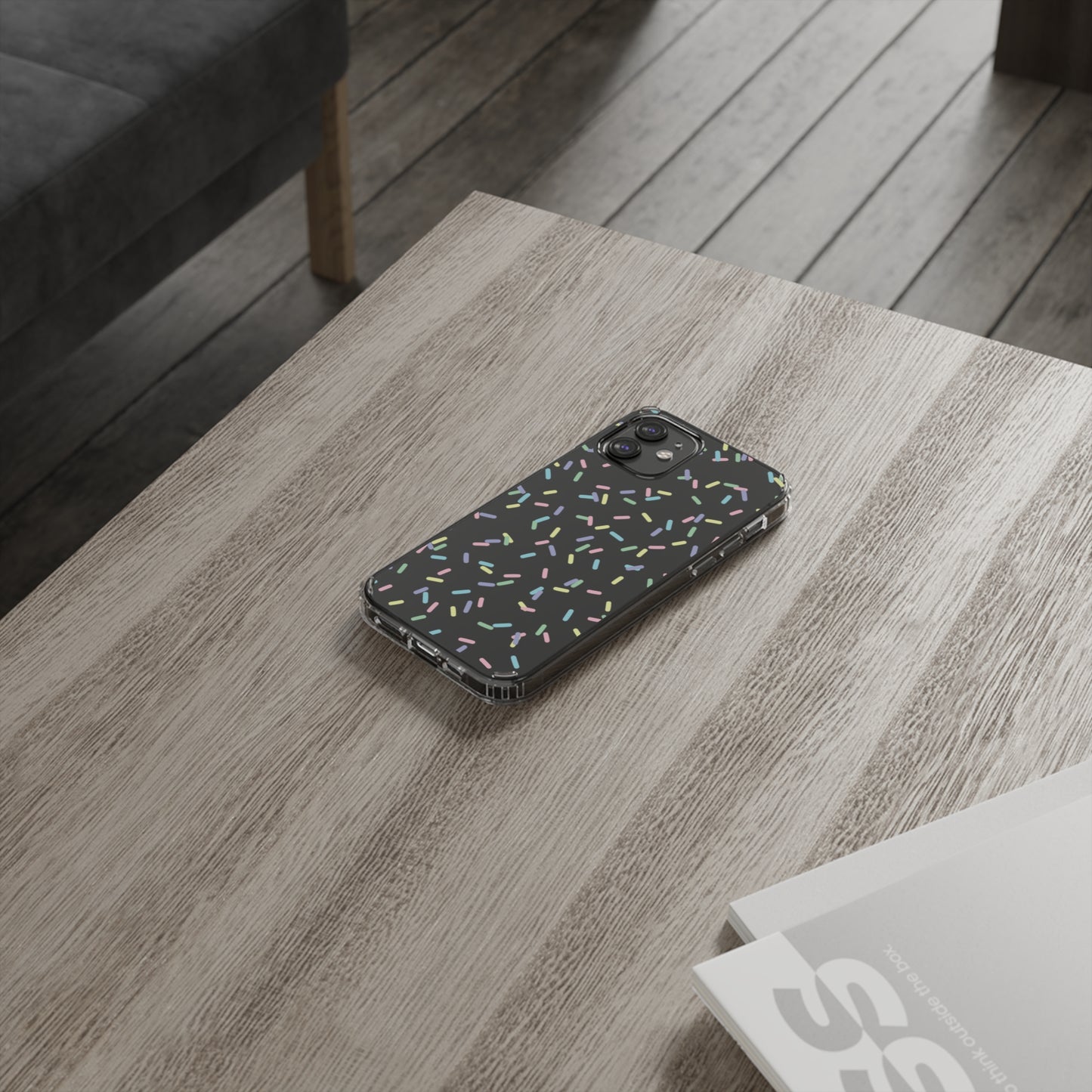 Rainbow Sprinkles CLEAR Case