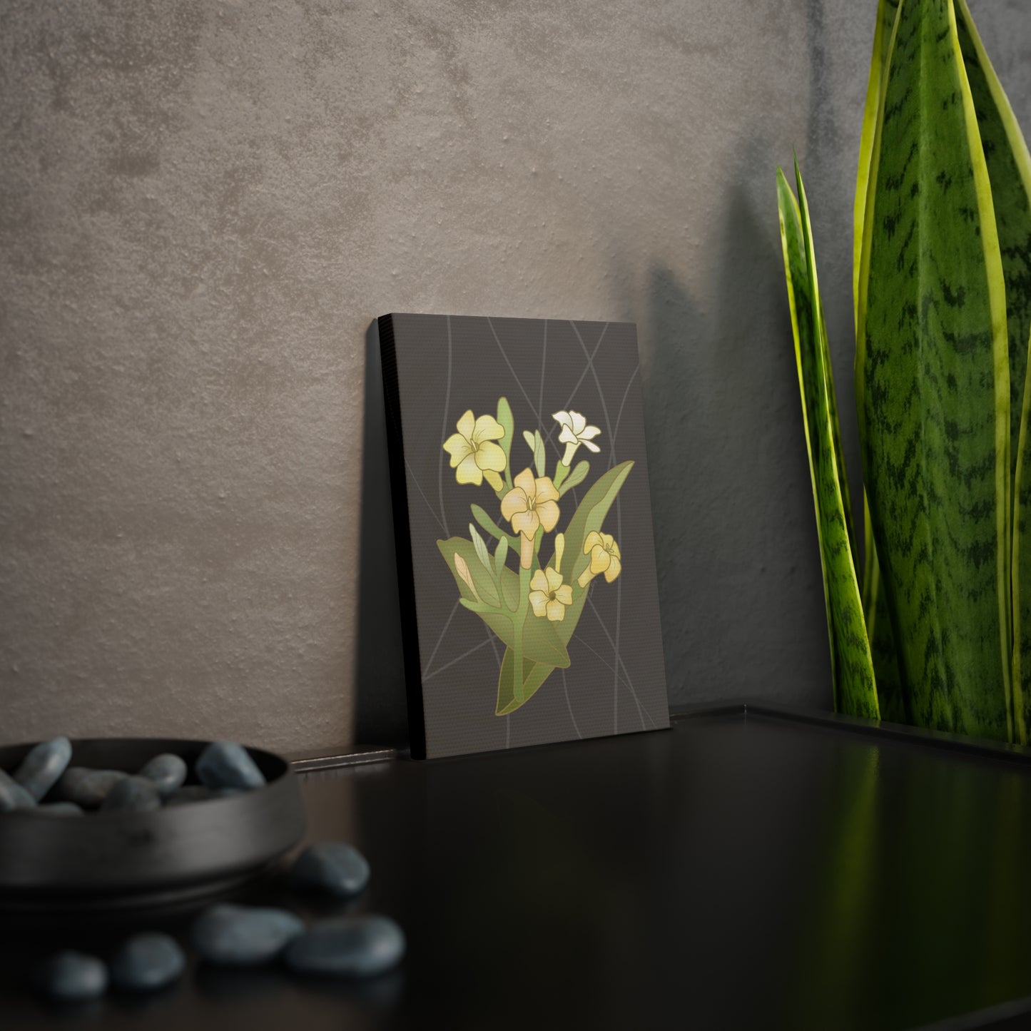 Canvas Photo Tile- Puakenikeni