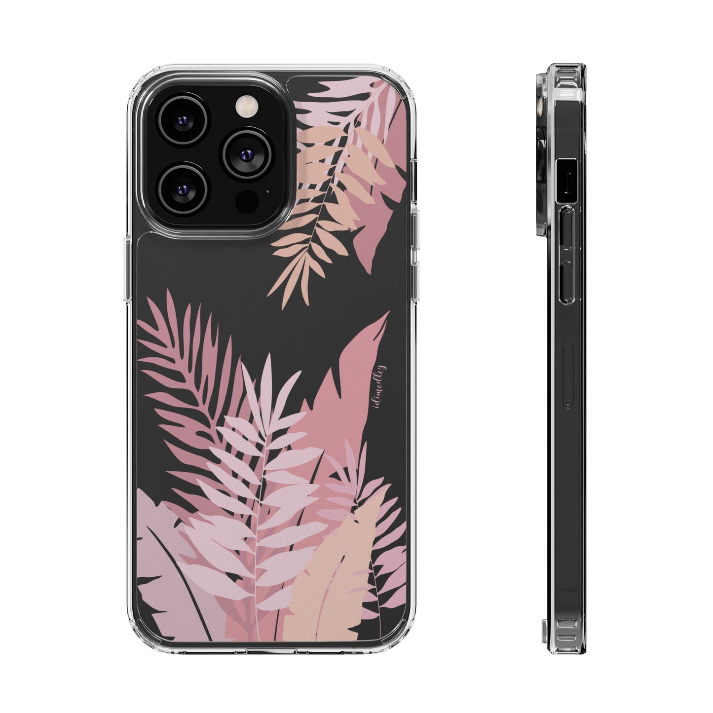 Whispering Leaves (Pink) CLEAR Case