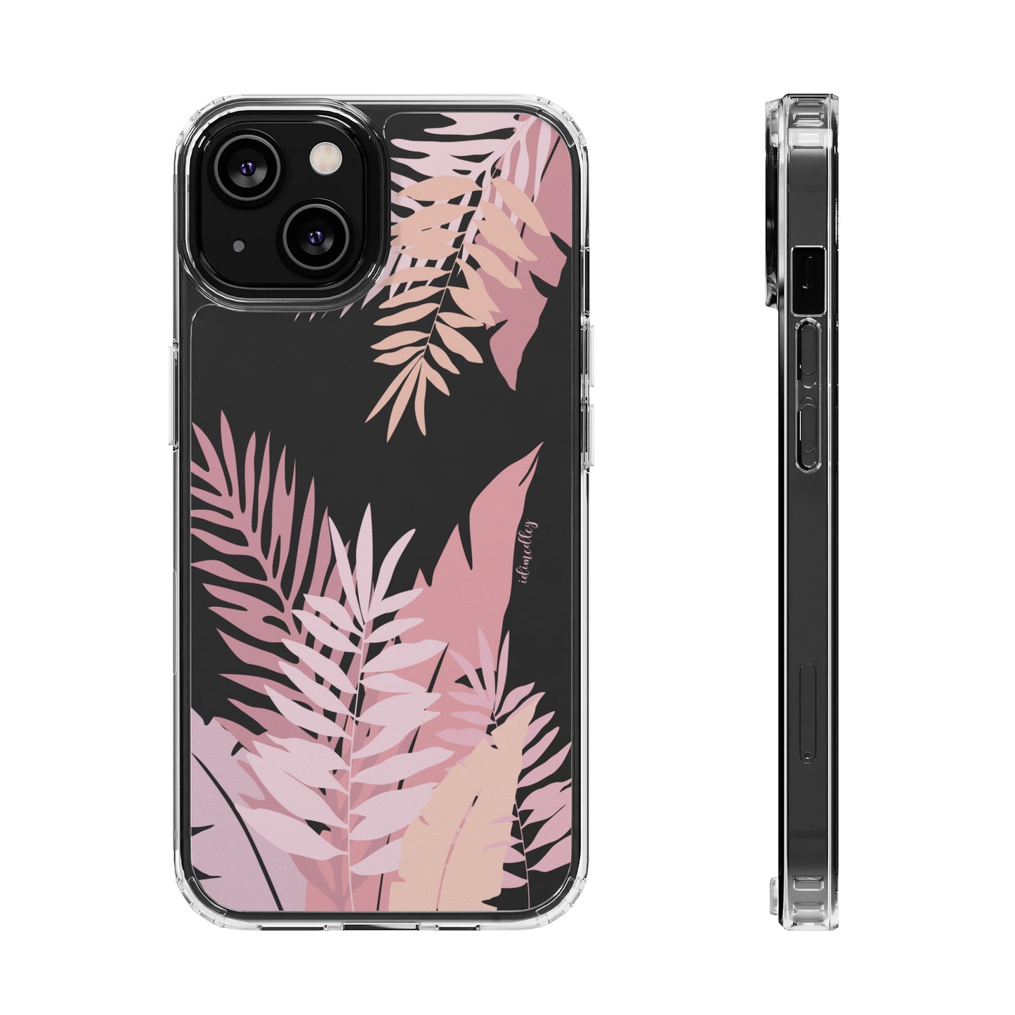 Whispering Leaves (Pink) CLEAR Case