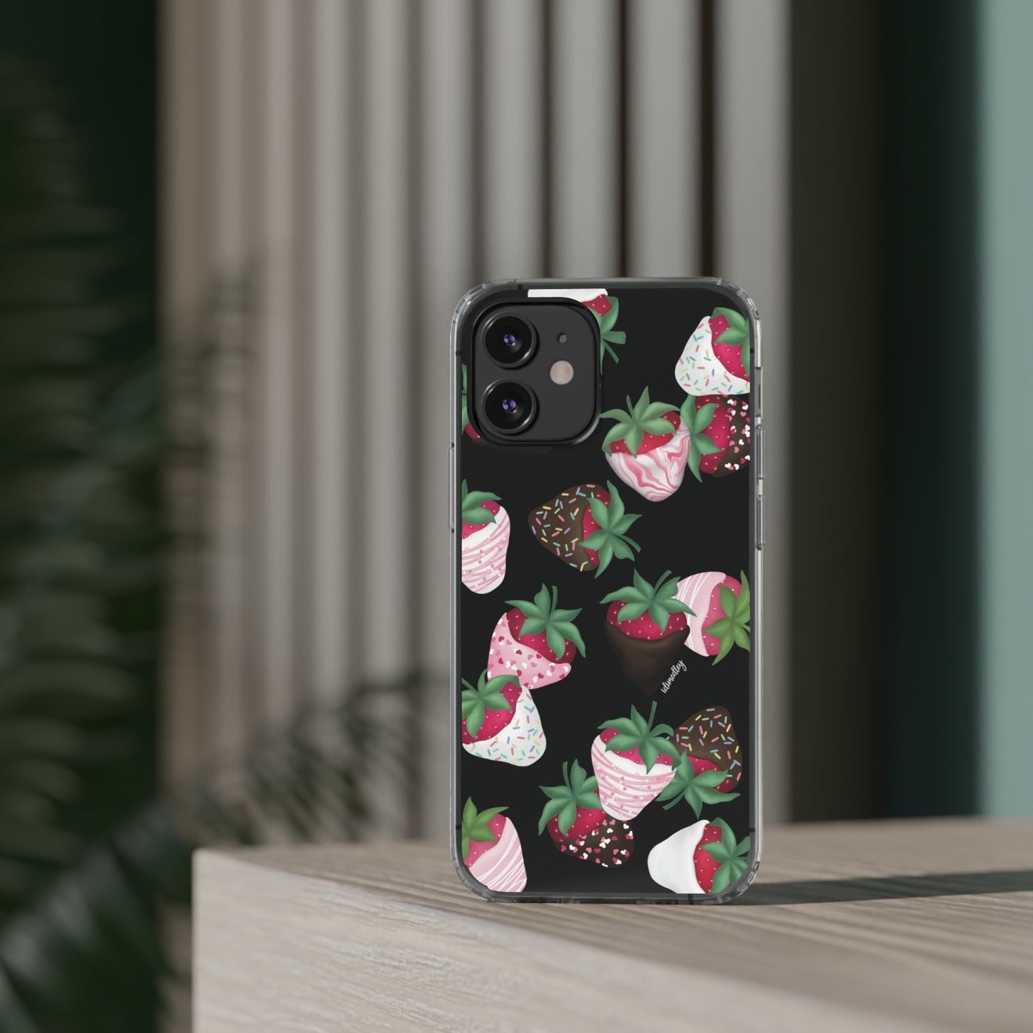 Chocolate Dipped Strawberries CLEAR Case