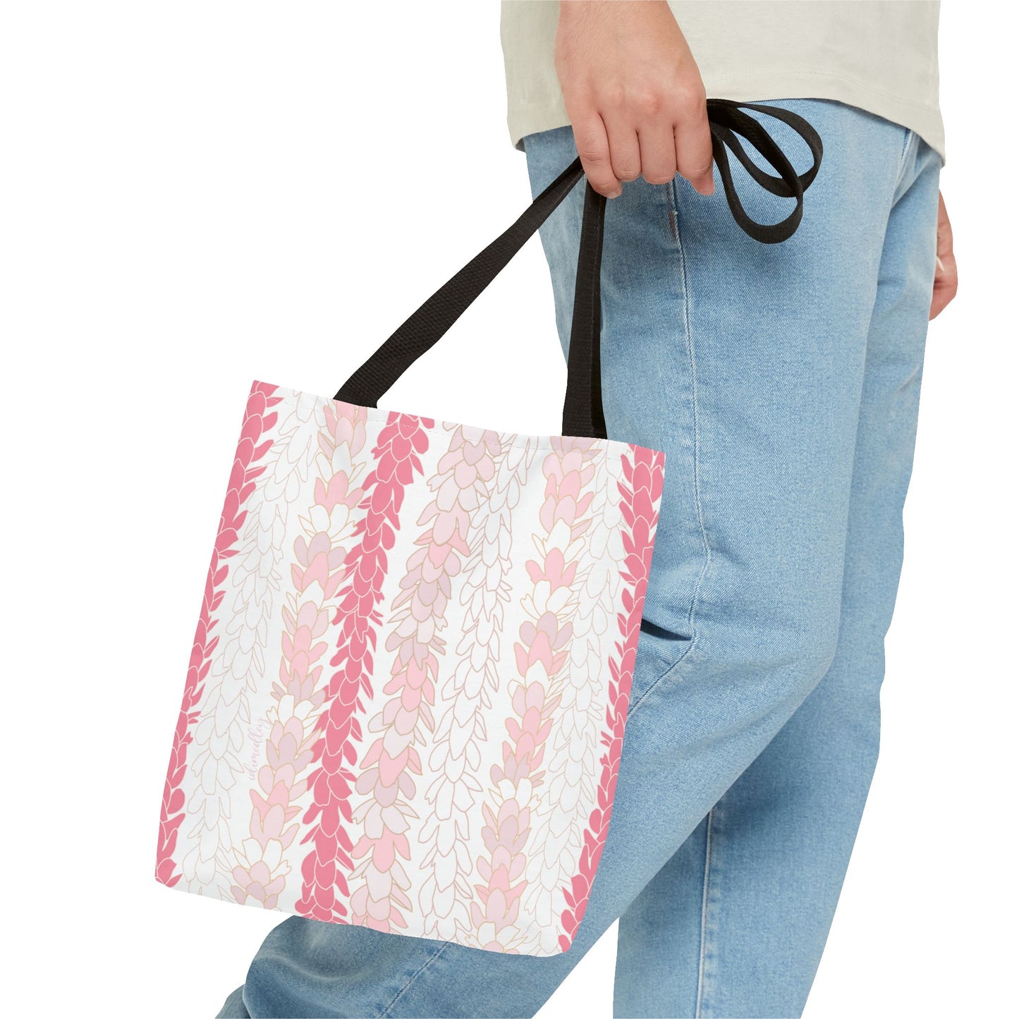 Tote Bag- Pakalana Stringing Pink