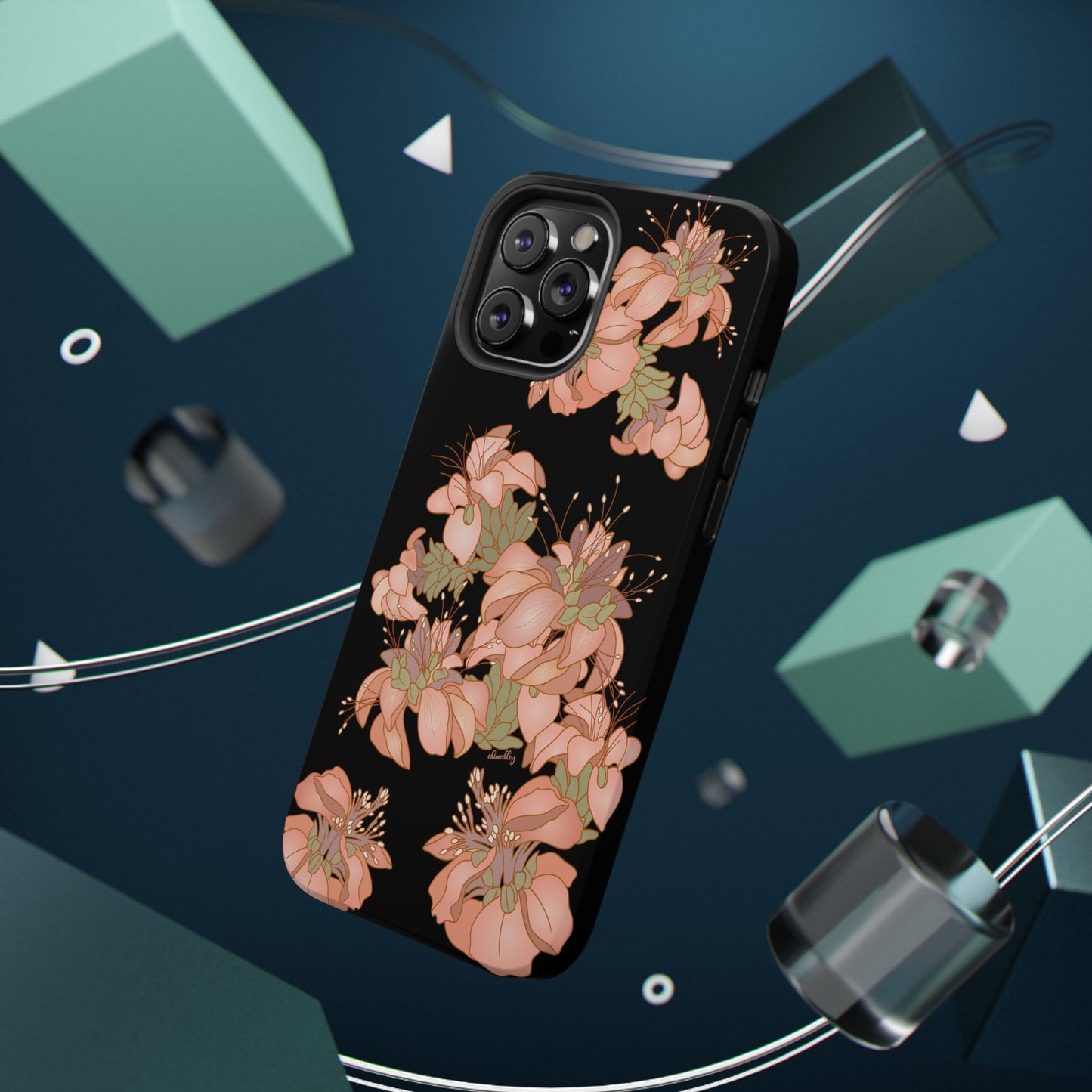 Wili Wili Flowers (Black)