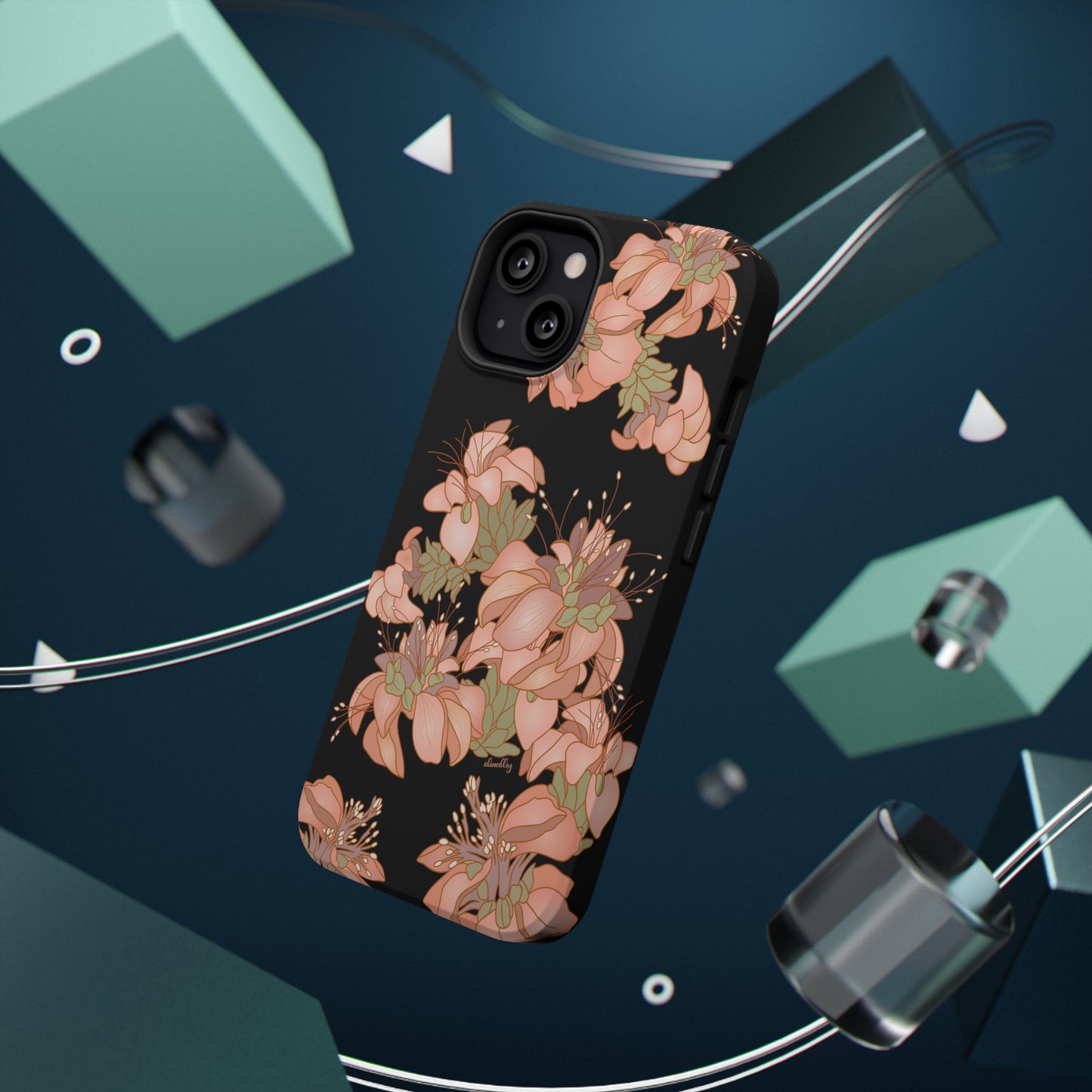 Wili Wili Flowers (Black)