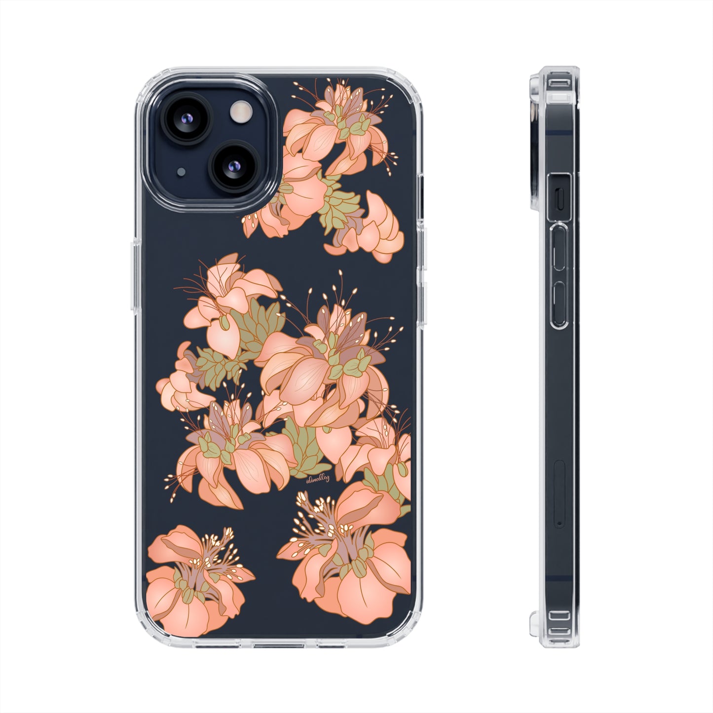 Wili Wili Flowers CLEAR Case
