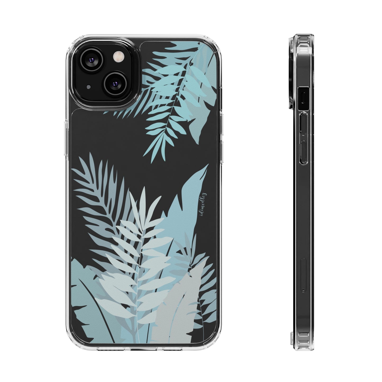 Whispering Leaves (Blue) CLEAR Case