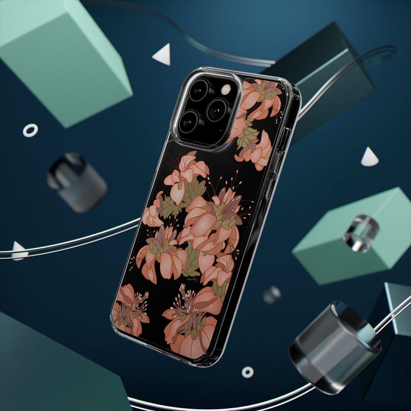 Wili Wili Flowers CLEAR Case