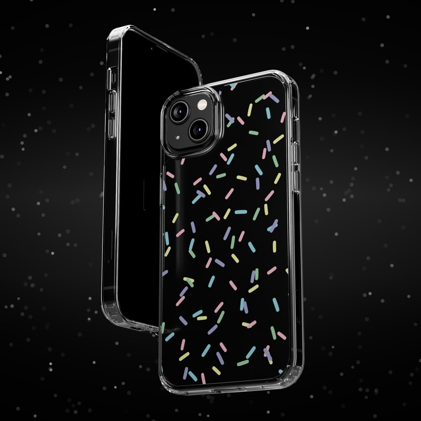 Rainbow Sprinkles CLEAR Case