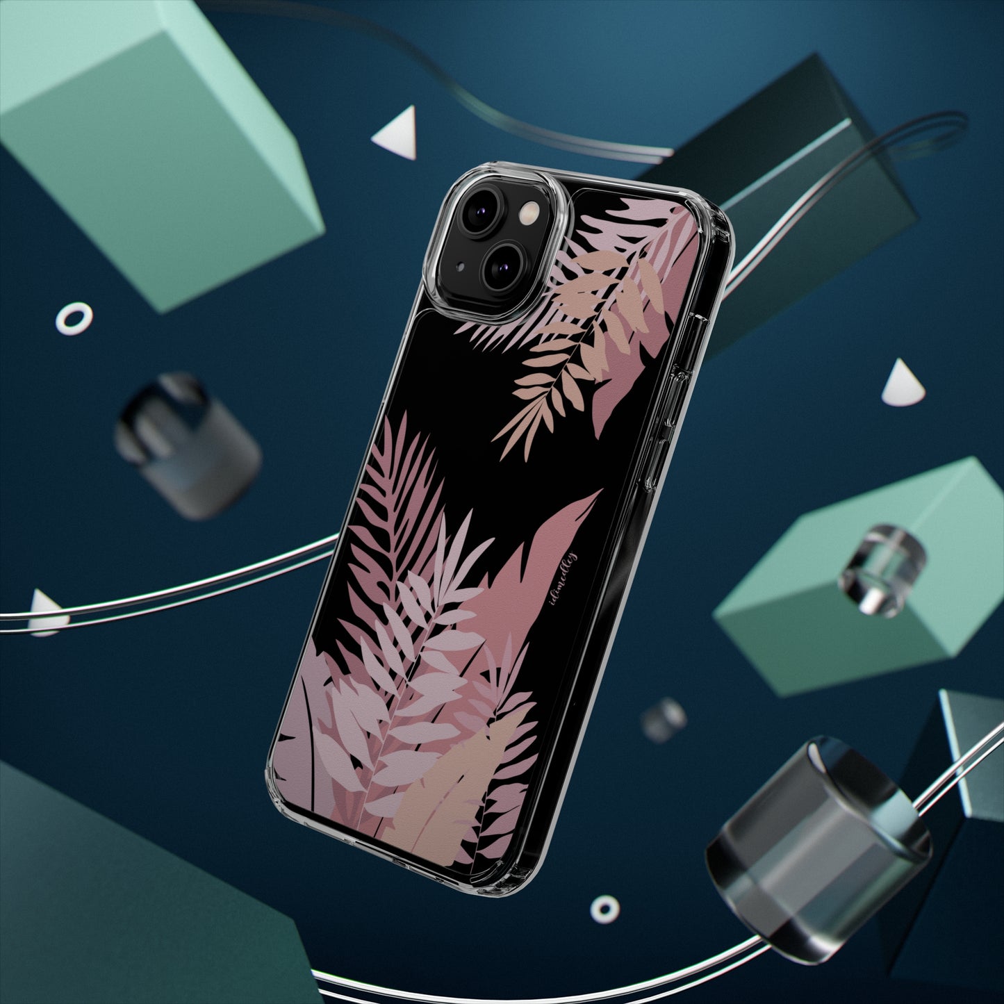 Whispering Leaves (Pink) CLEAR Case