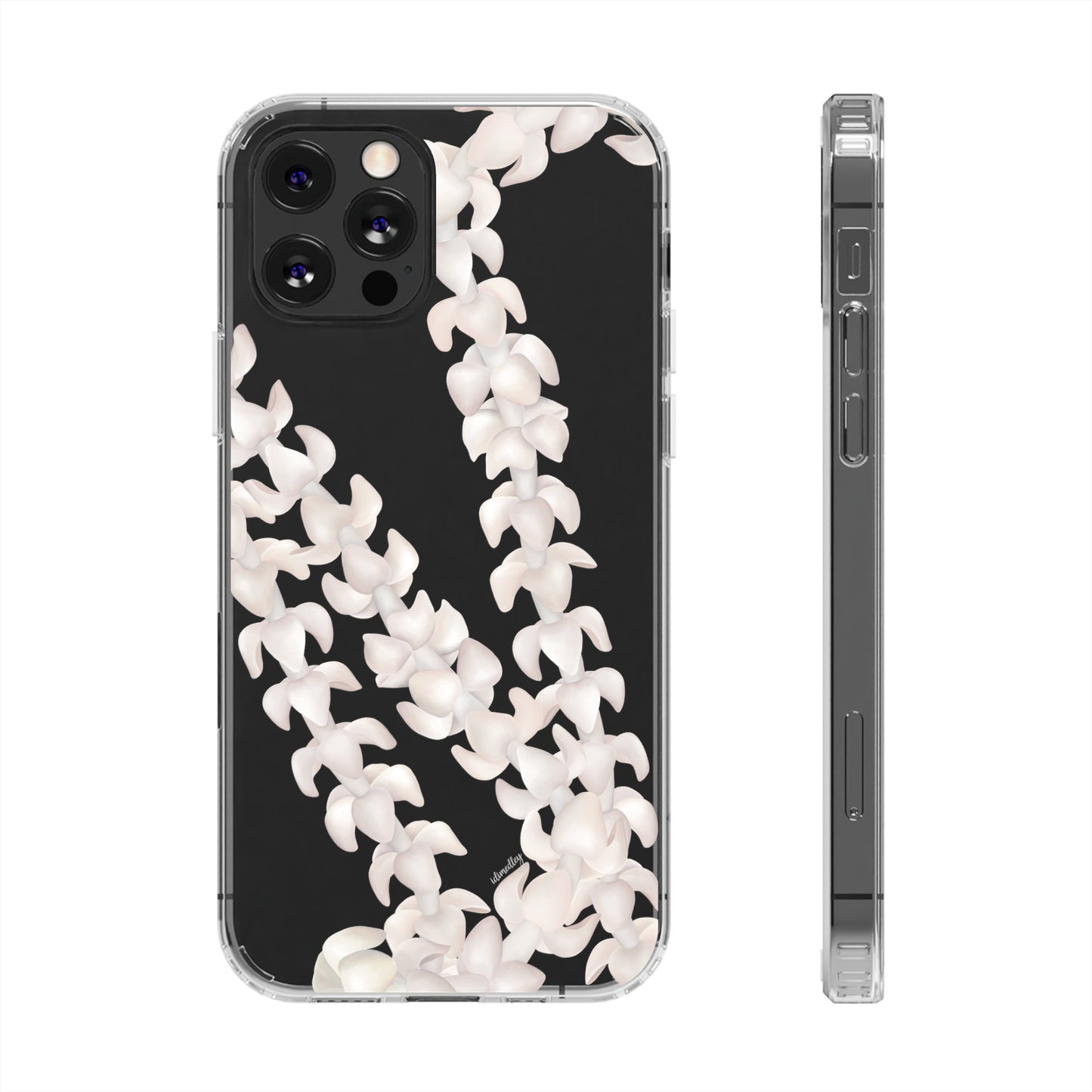 Puakenikeni Lei (Blush Pink) CLEAR Case