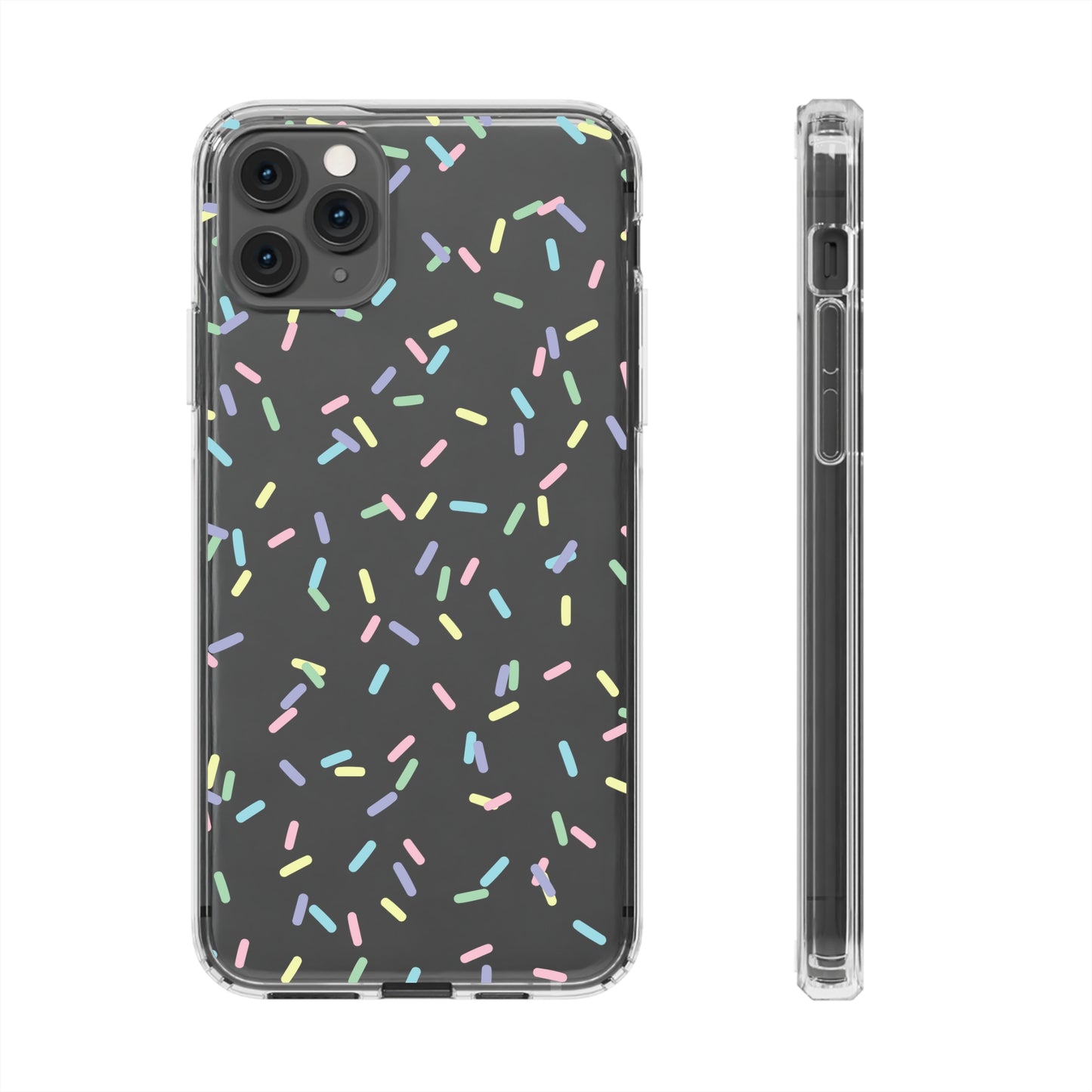 Rainbow Sprinkles CLEAR Case