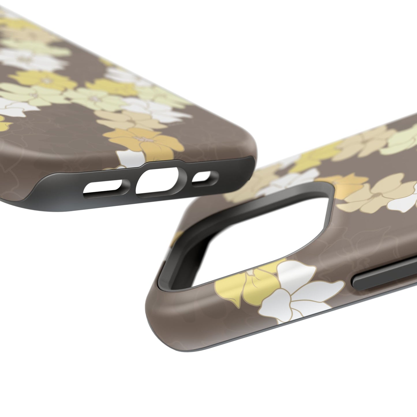 Puakenikeni En Face Flower Leis (Brown)