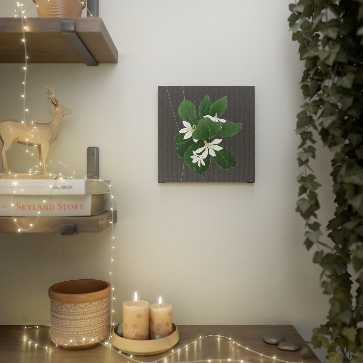 Canvas Photo Tile- Naupaka
