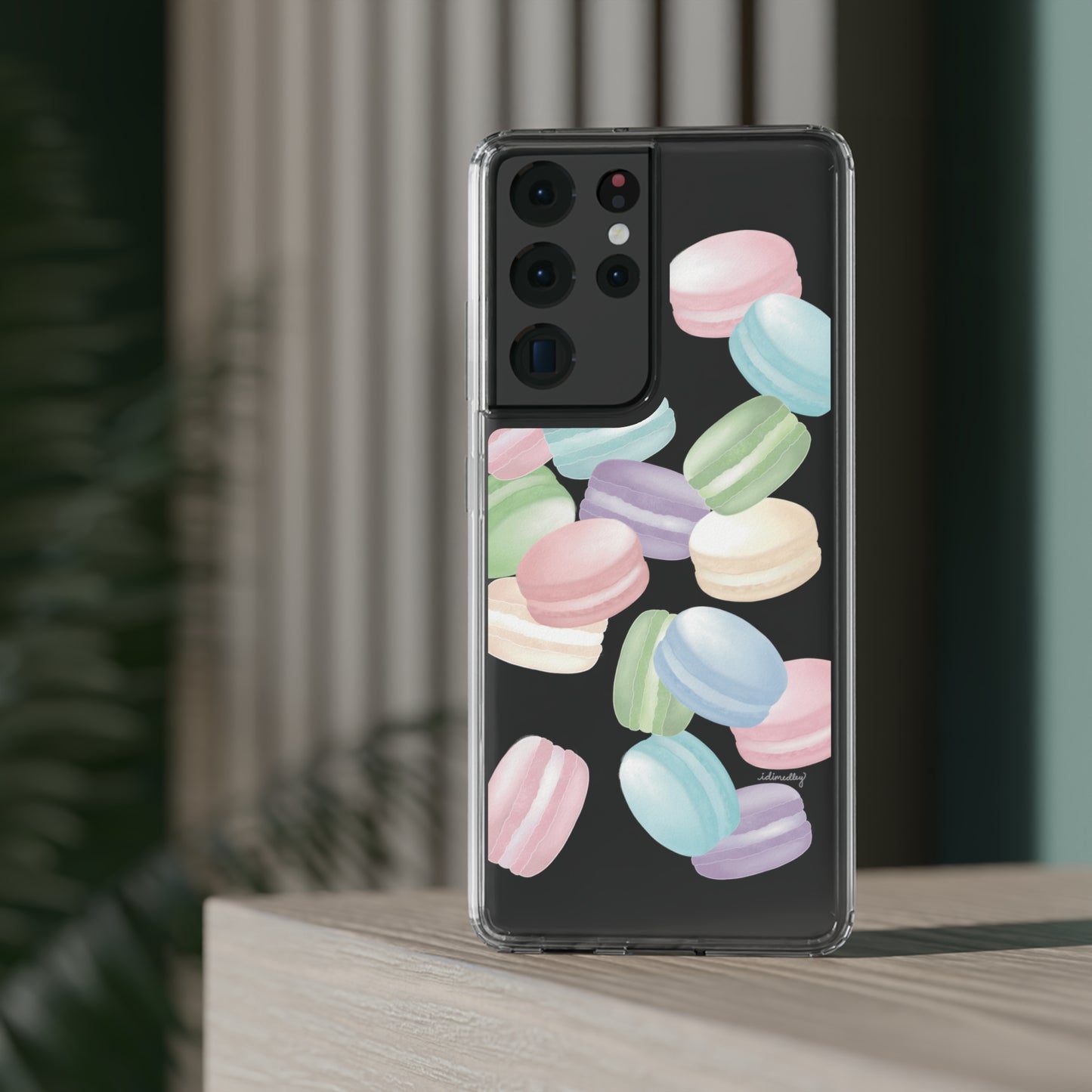 Macaron Rainbows CLEAR Case
