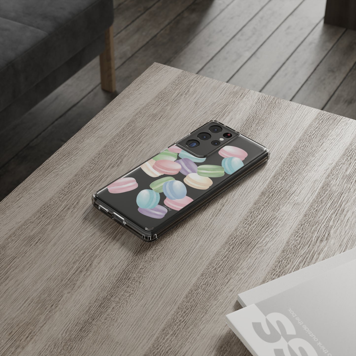 Macaron Rainbows CLEAR Case