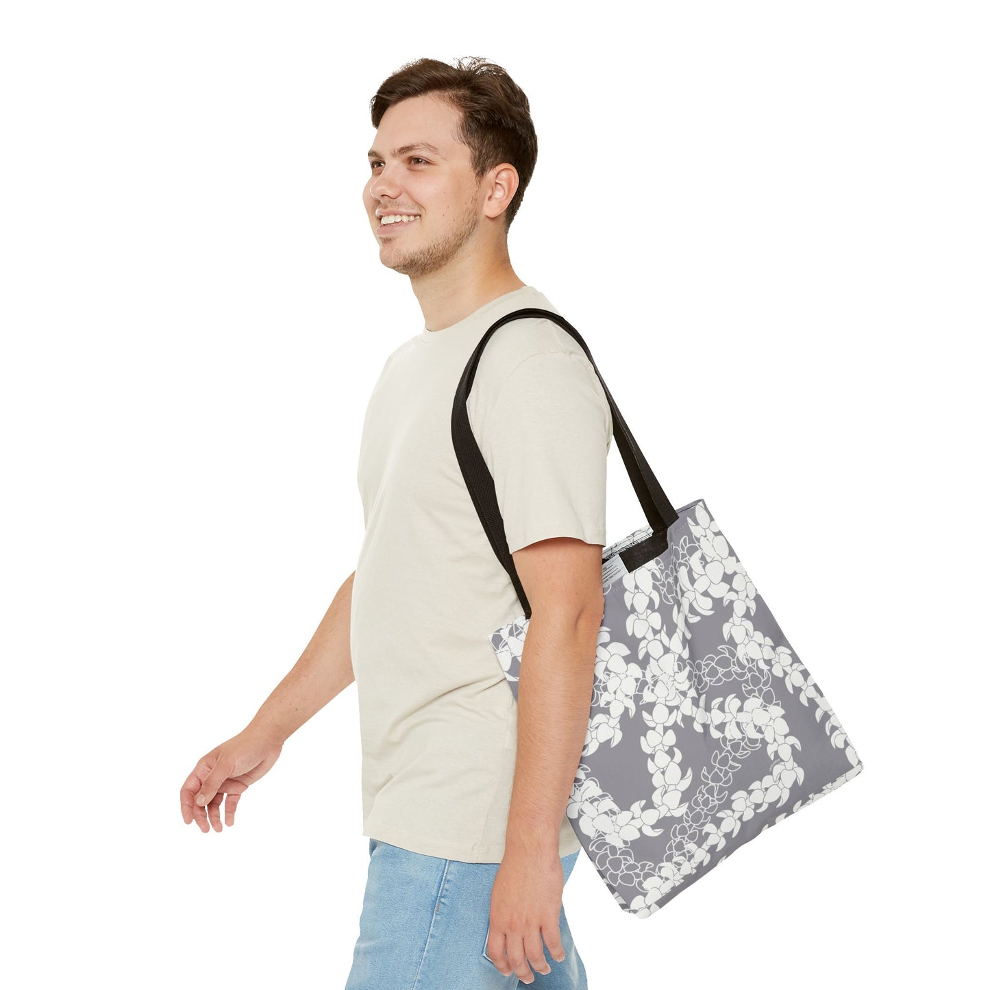 Tote Bag- Puakenikeni Curvilinear Lei (Poi-ish)