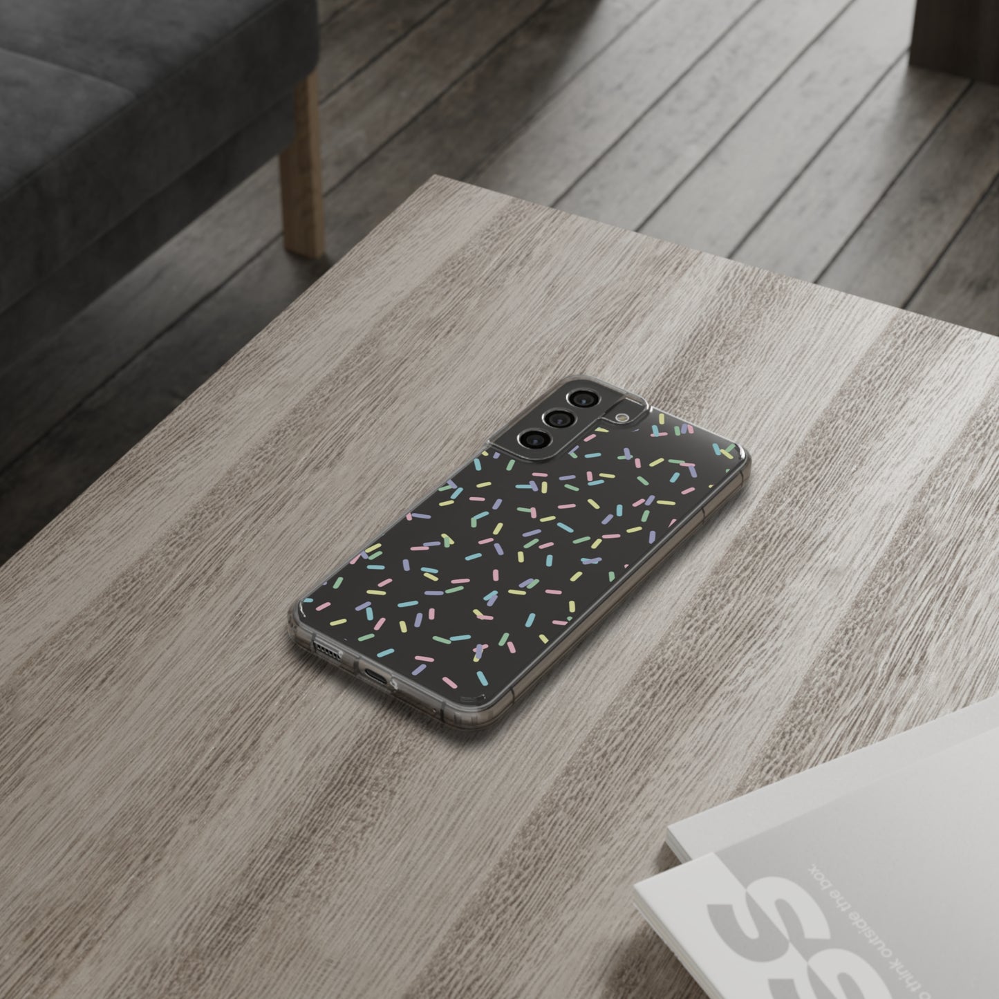 Rainbow Sprinkles CLEAR Case