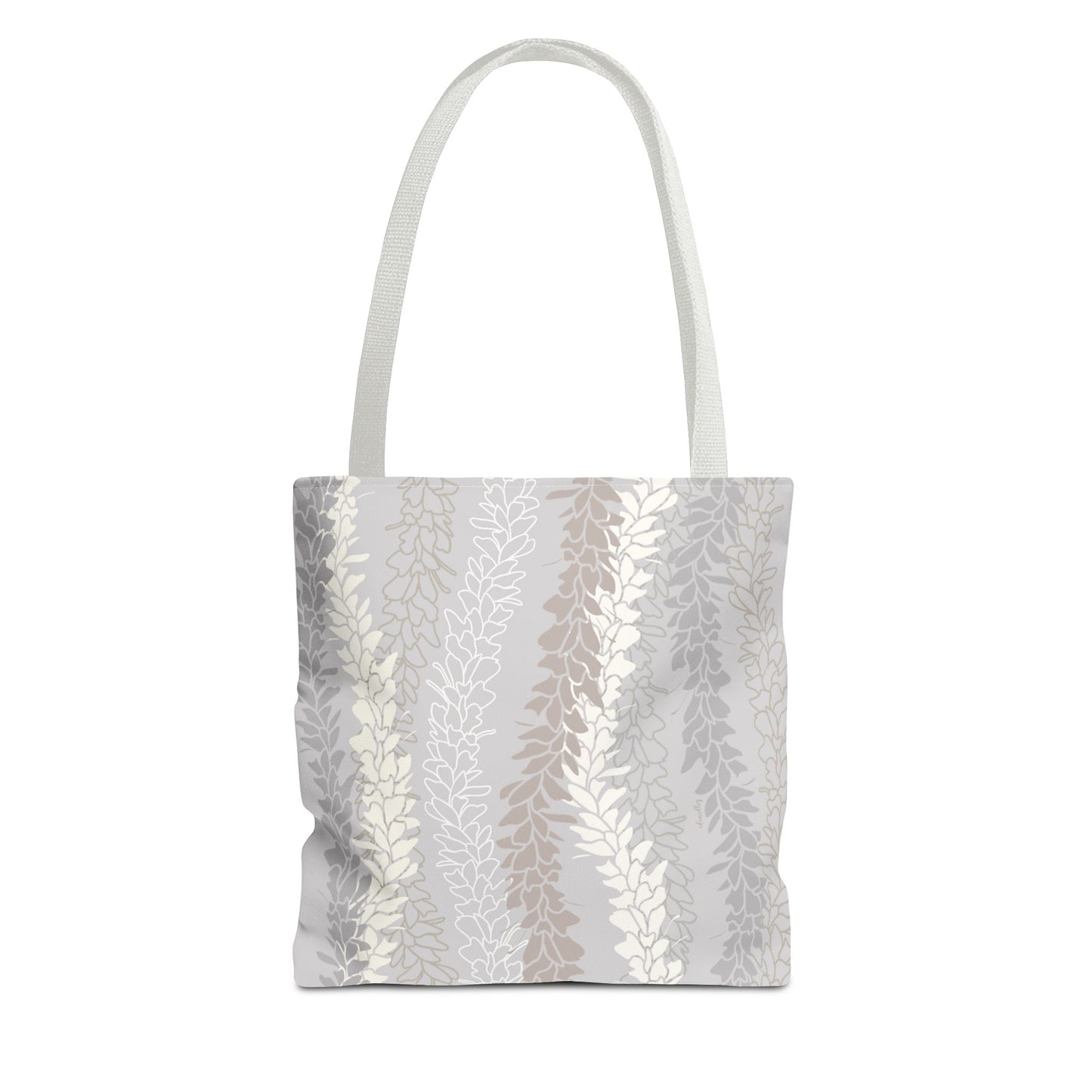 Tote bag- White Ginger Kisses (Gray)