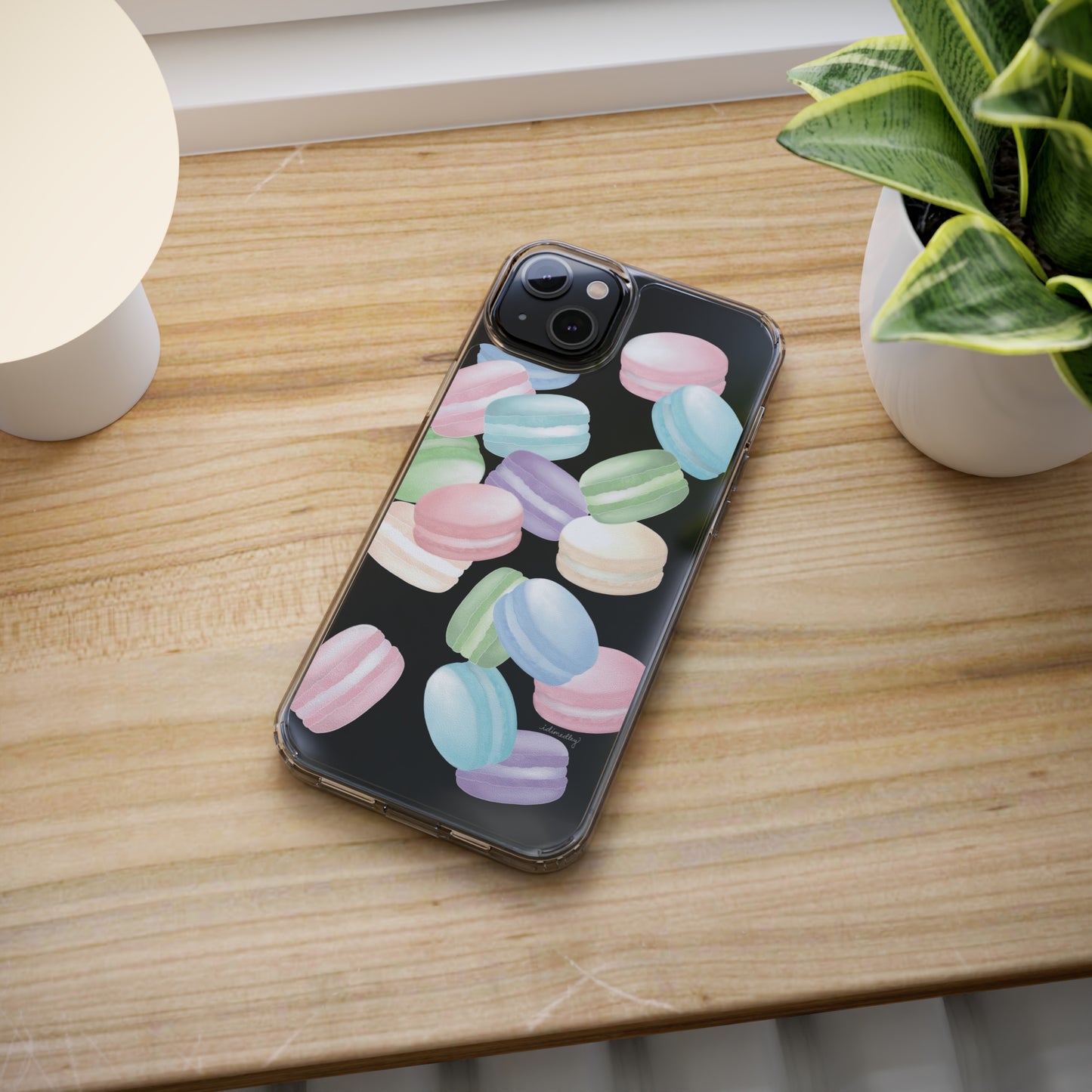 Macaron Rainbows CLEAR Case