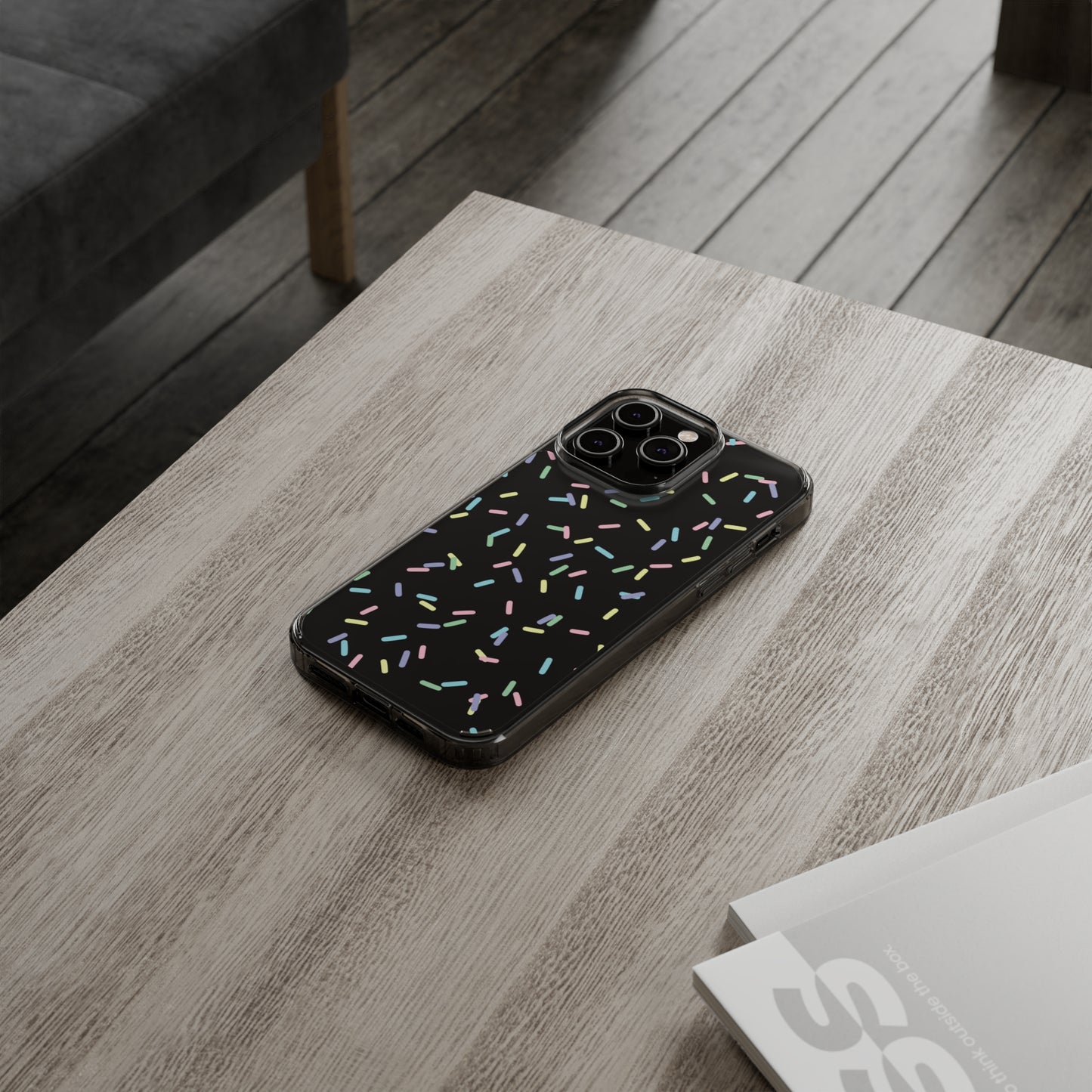 Rainbow Sprinkles CLEAR Case