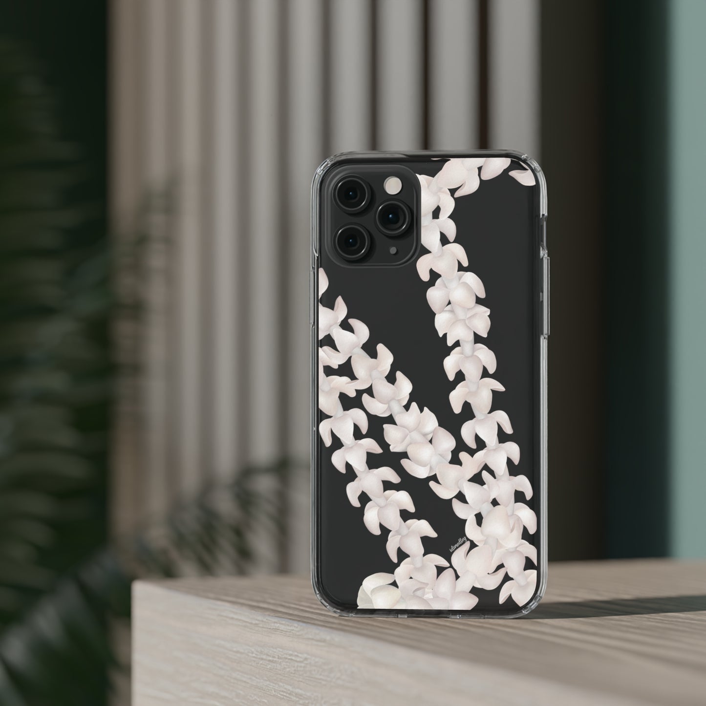 Puakenikeni Lei (Blush Pink) CLEAR Case