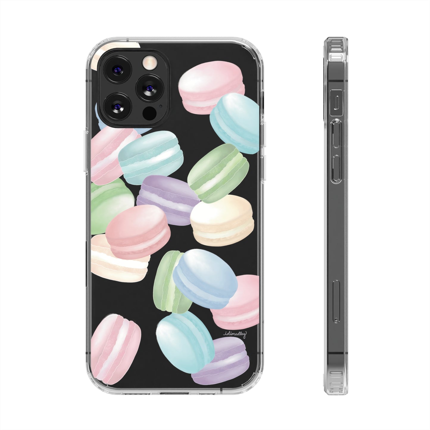 Macaron Rainbows CLEAR Case